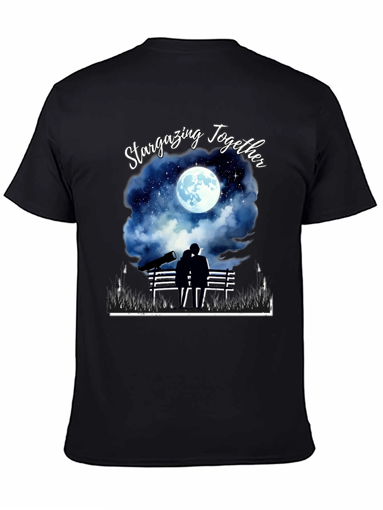 Stargazing Together Graphic T-Shirt
