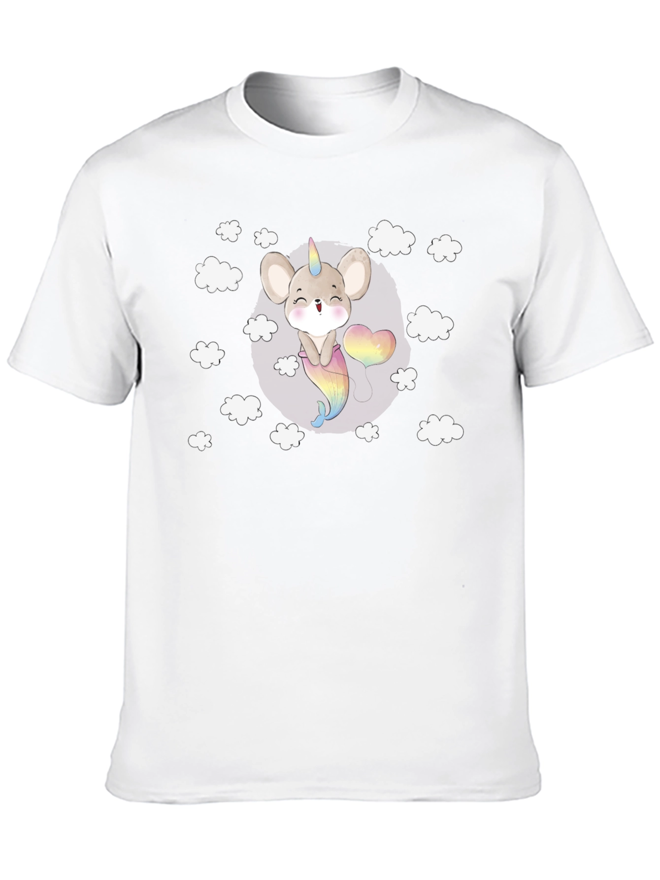Cute Unicorn Mouse Graphic Tee