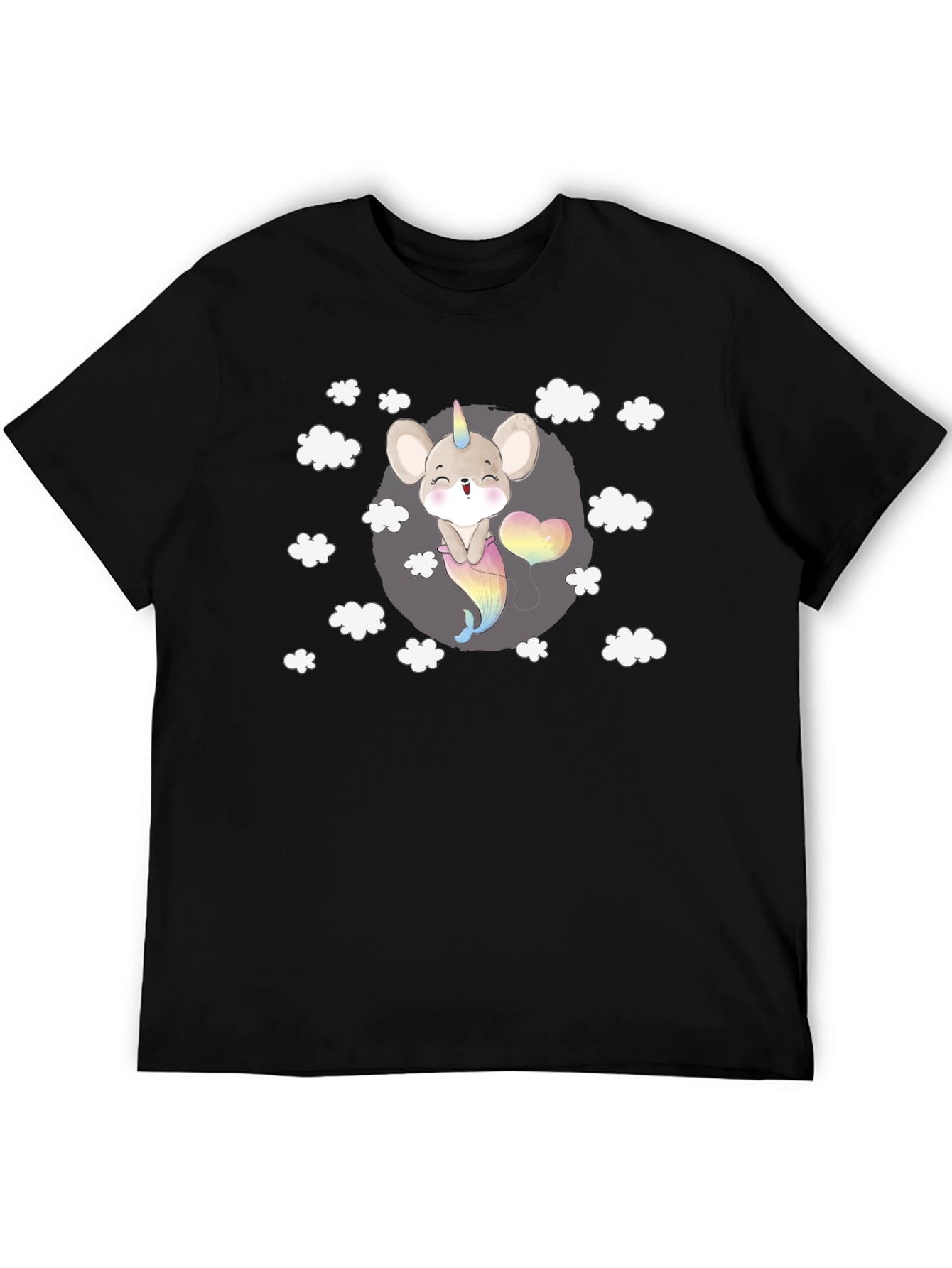 Cute Unicorn Mouse Graphic Tee