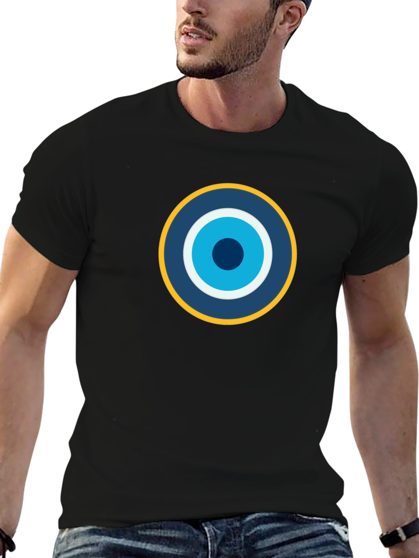 Evil Eye Graphic Tee - Stylish Protection