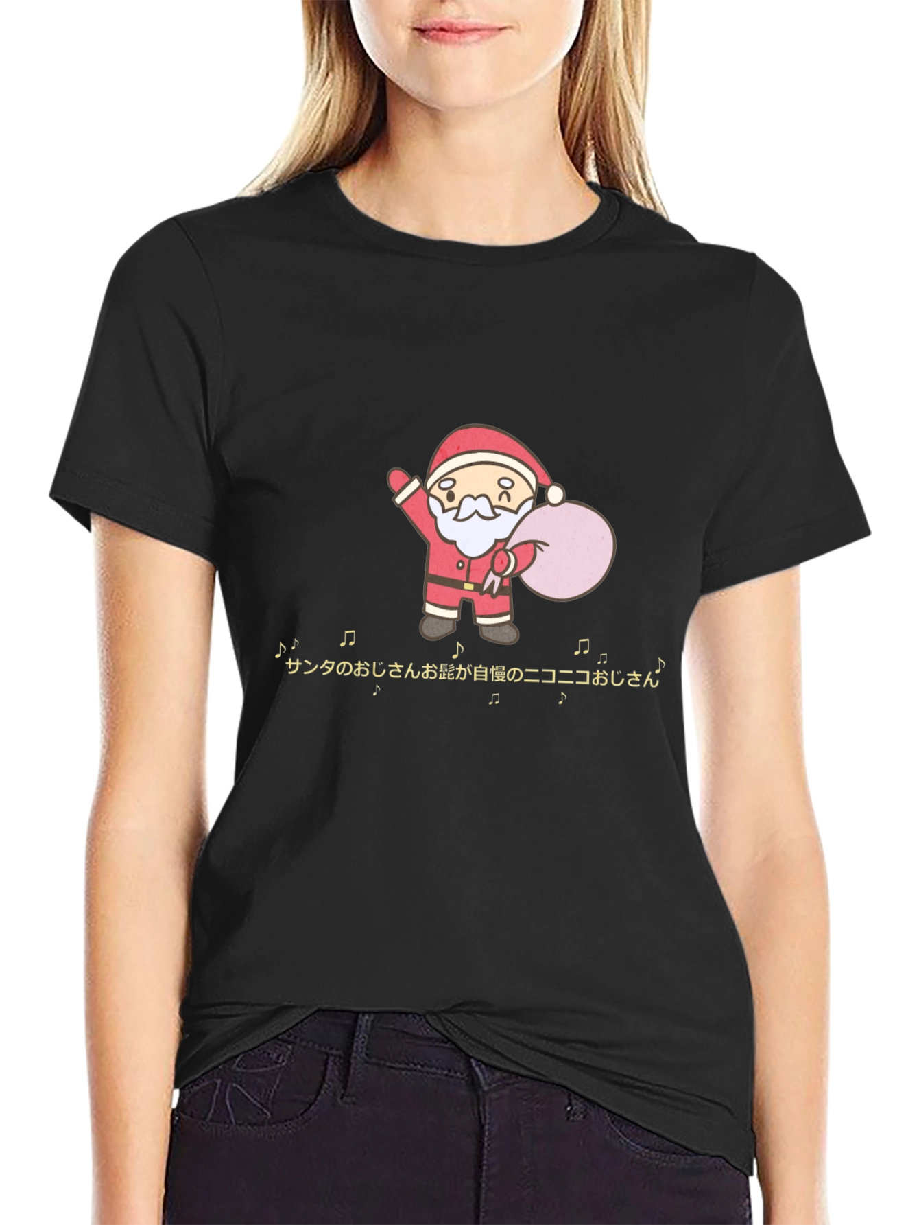 Santa Graphic Tee - Holiday Cheer