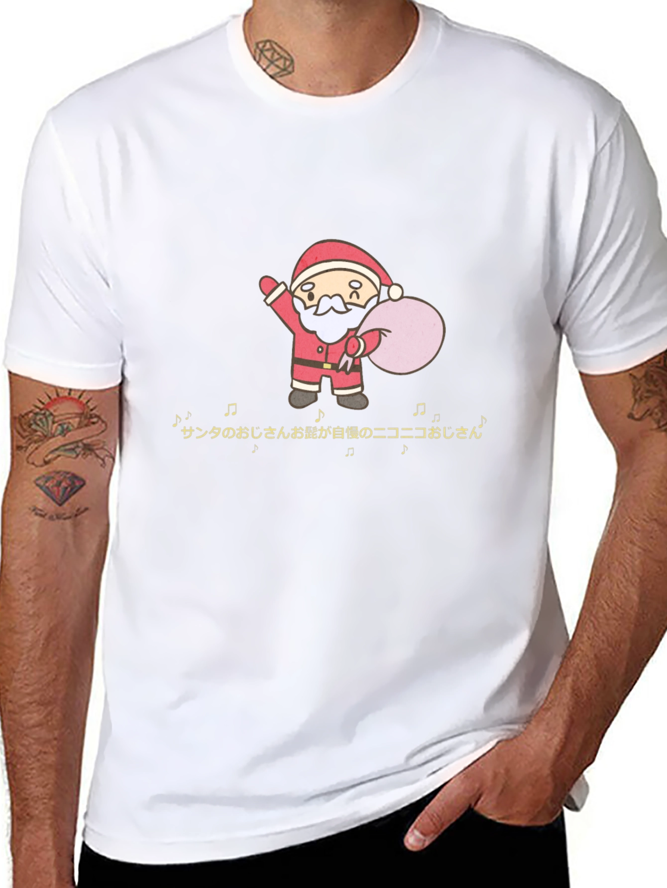 Santa Graphic Tee - Holiday Cheer