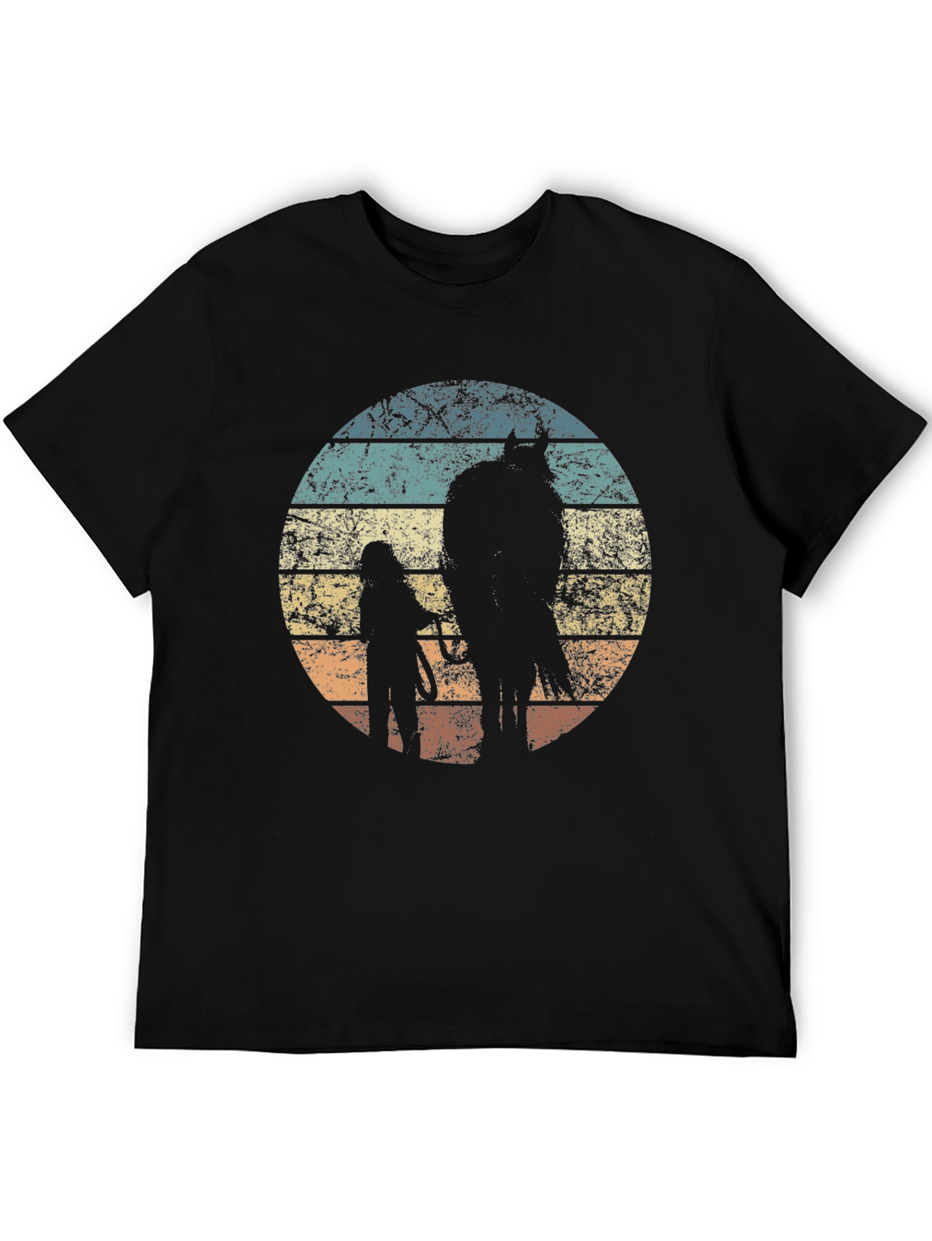 Retro Horse & Rider Graphic Tee