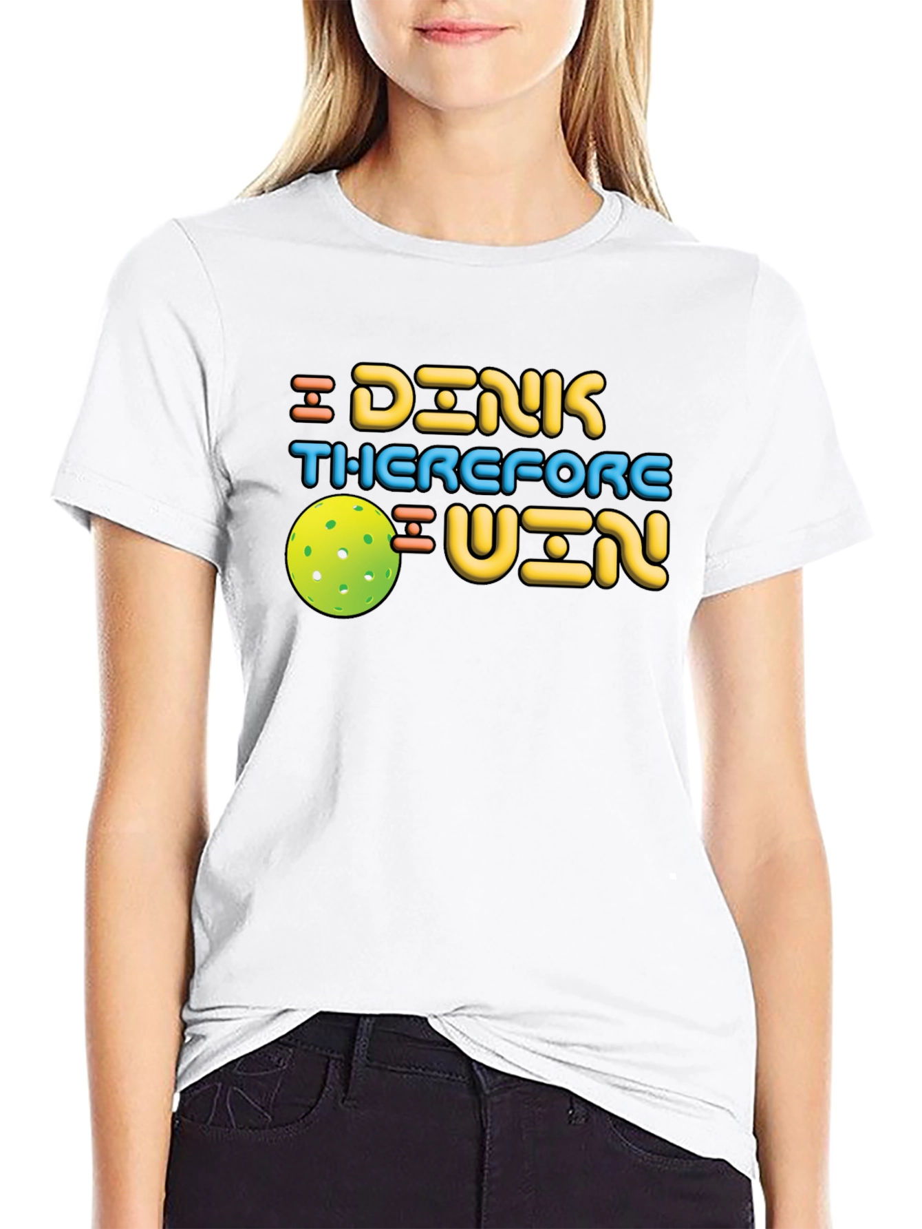 Dink Therefore I Win Pickleball T-Shirt