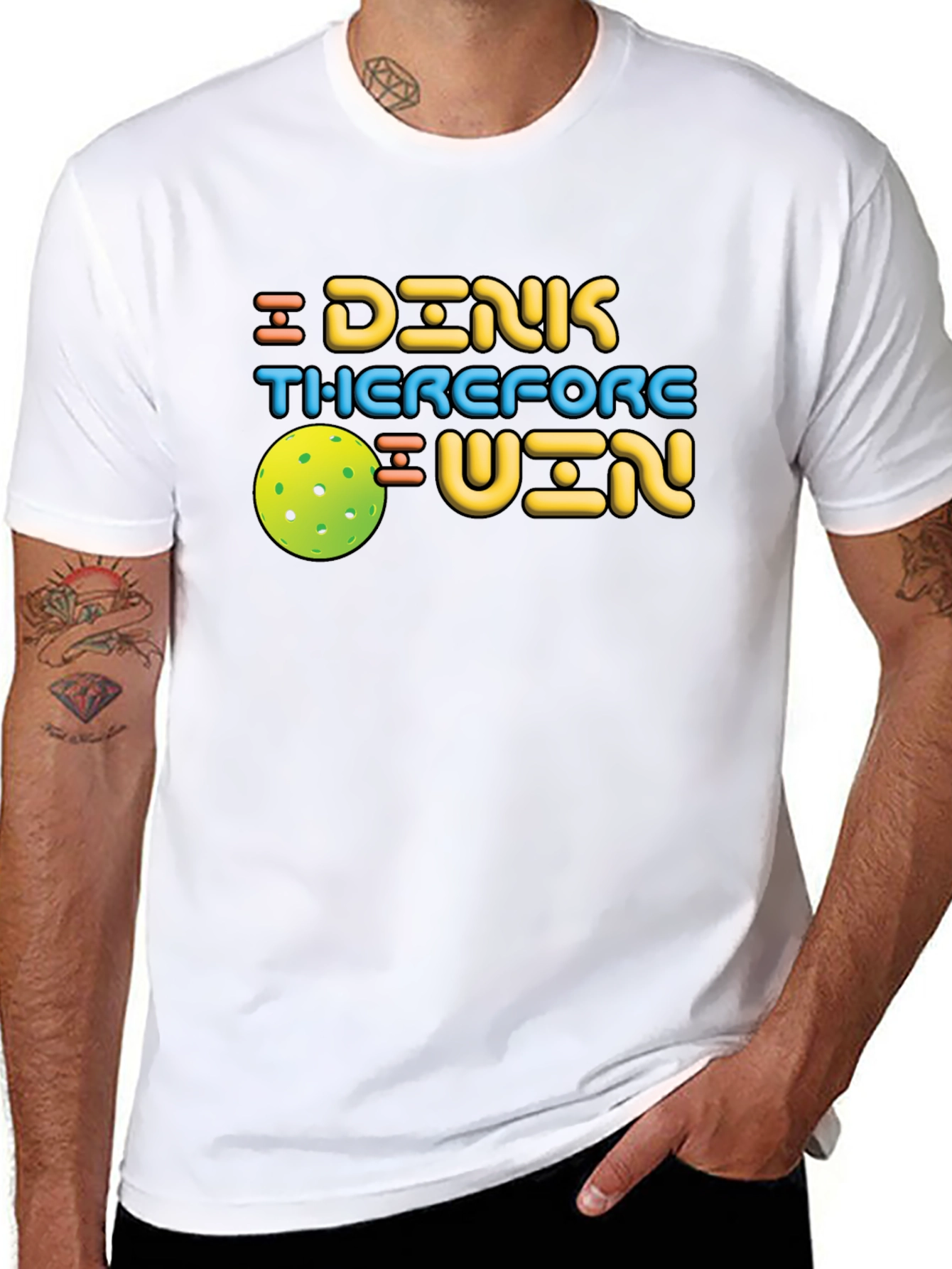 Dink Therefore I Win Pickleball T-Shirt