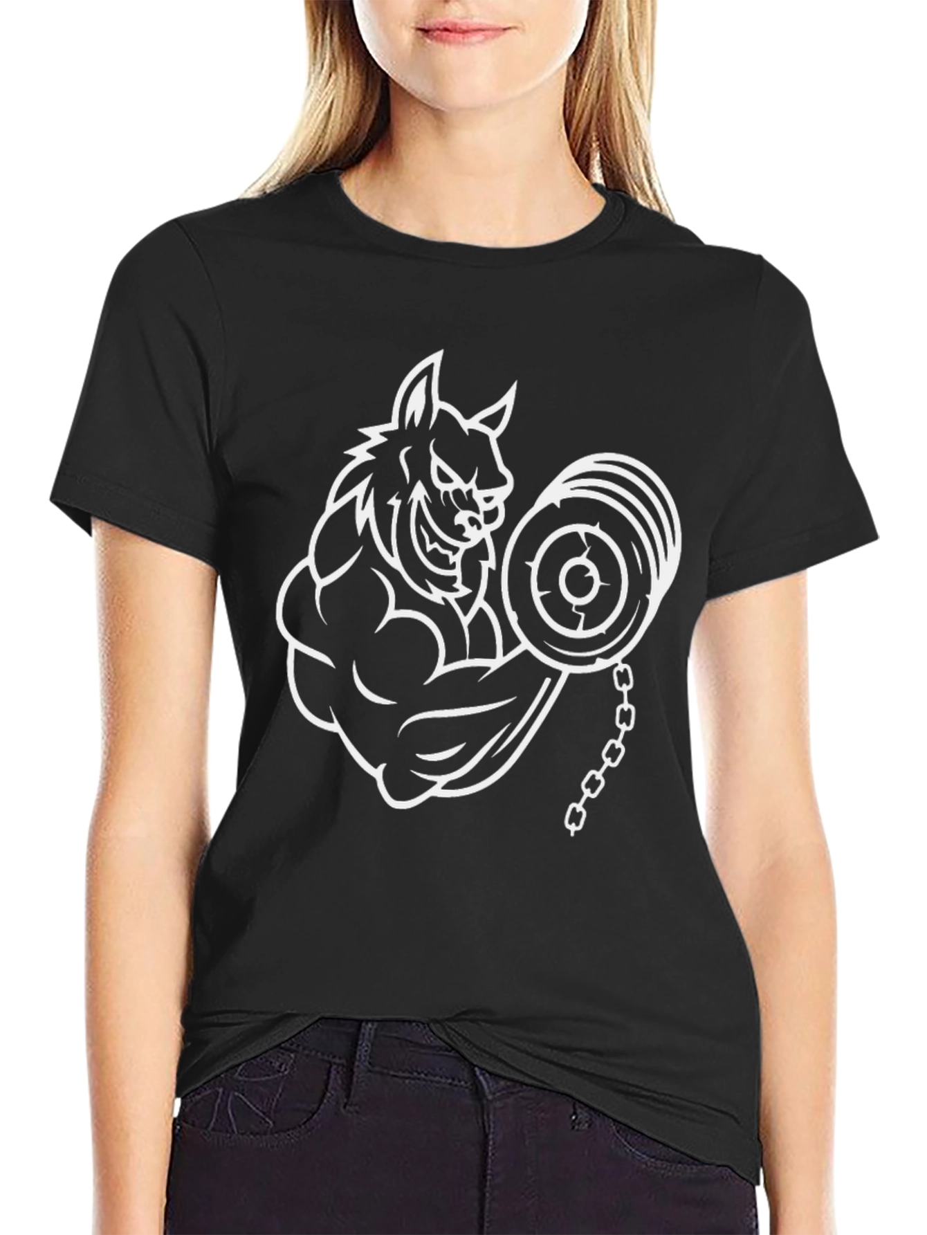 Wolf Gym T-Shirt - Fitness Beast Mode