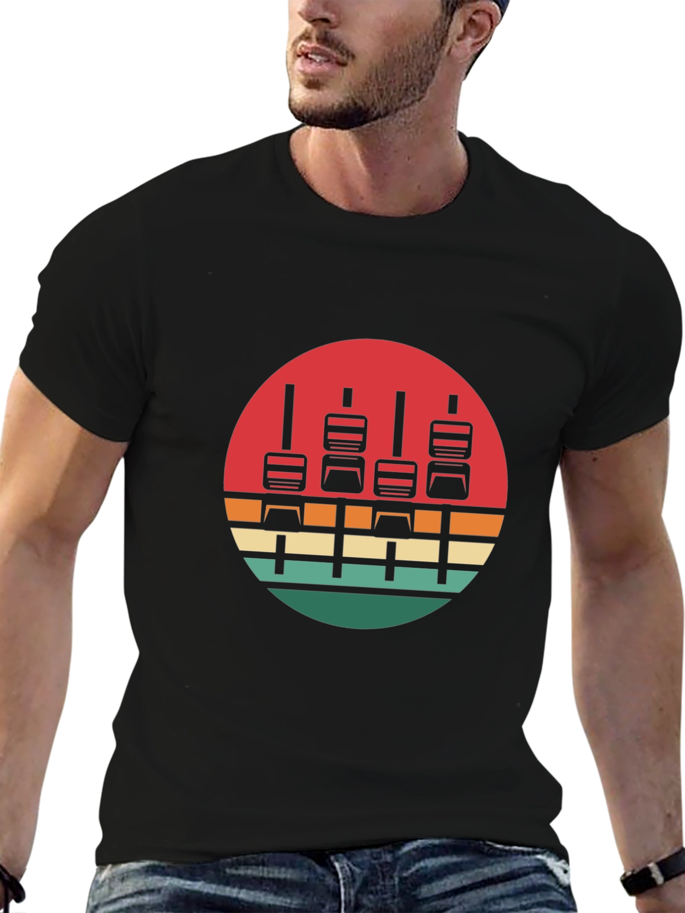 Retro Audio Mixer T-Shirt