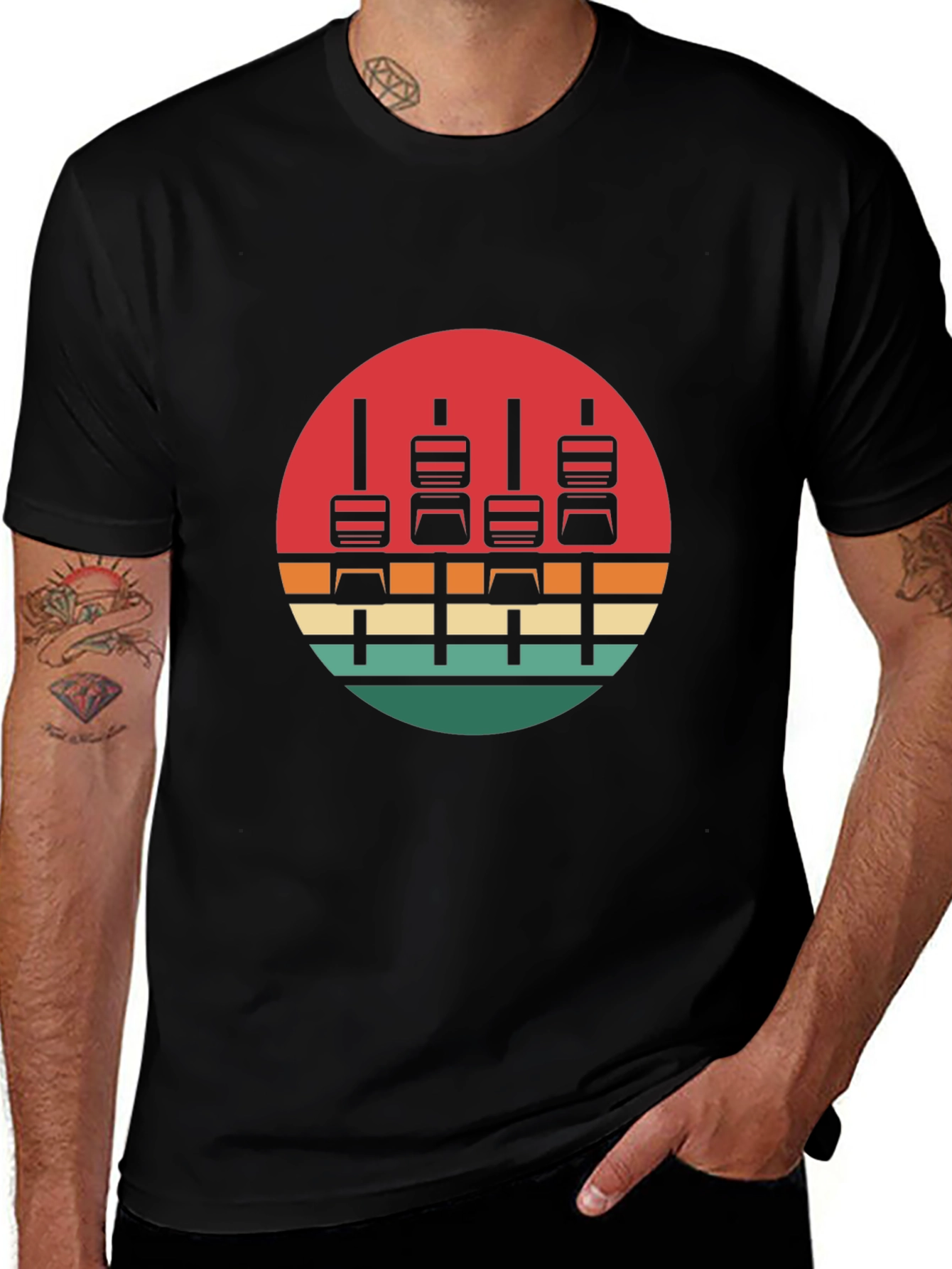 Retro Audio Mixer T-Shirt