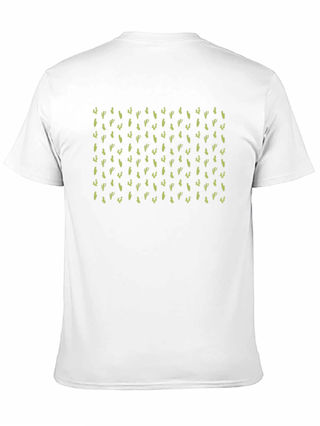 Cactus Print Black T-Shirt