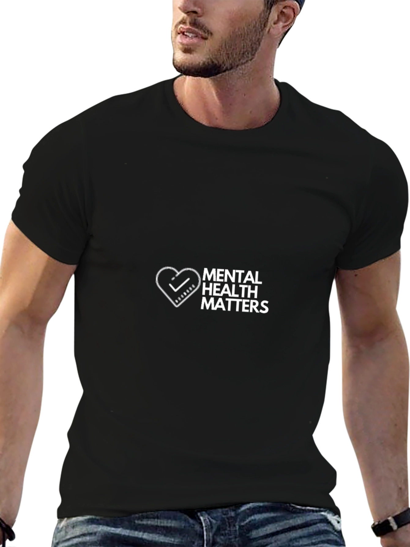 Mental Health Matters Graphic Tee - Black