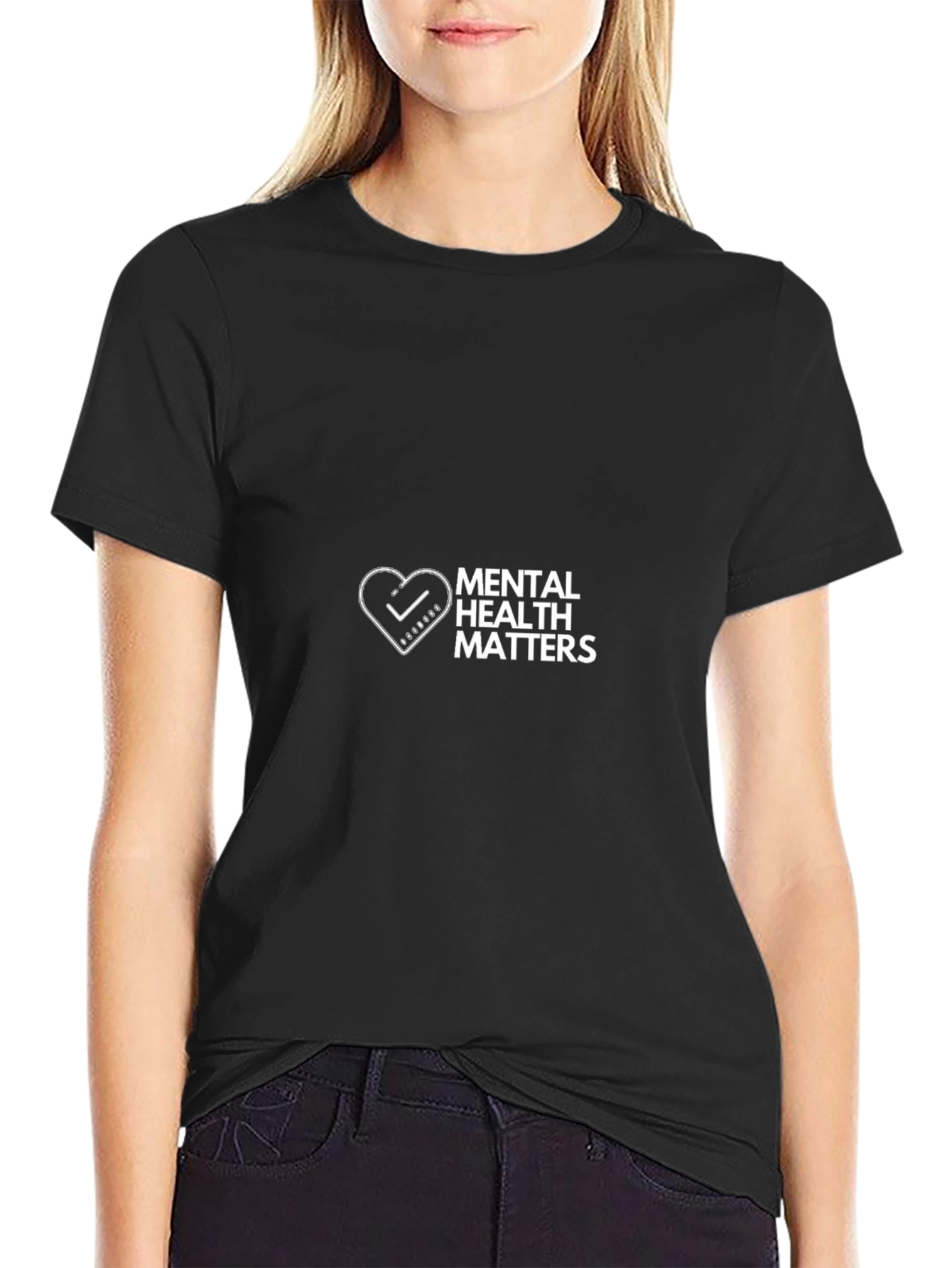 Mental Health Matters Graphic Tee - Black