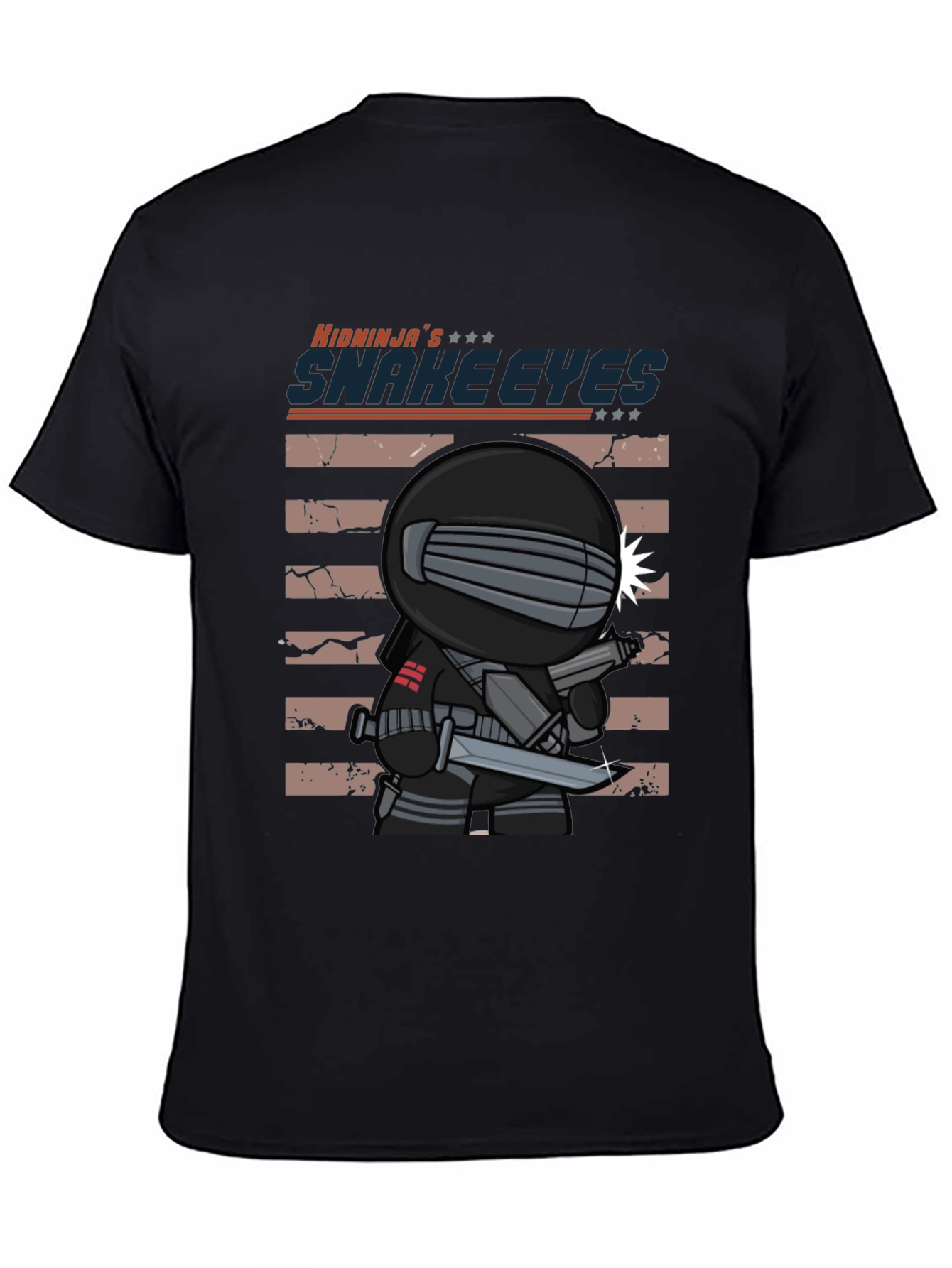Kidninjas Snake Eyes Black T-Shirt