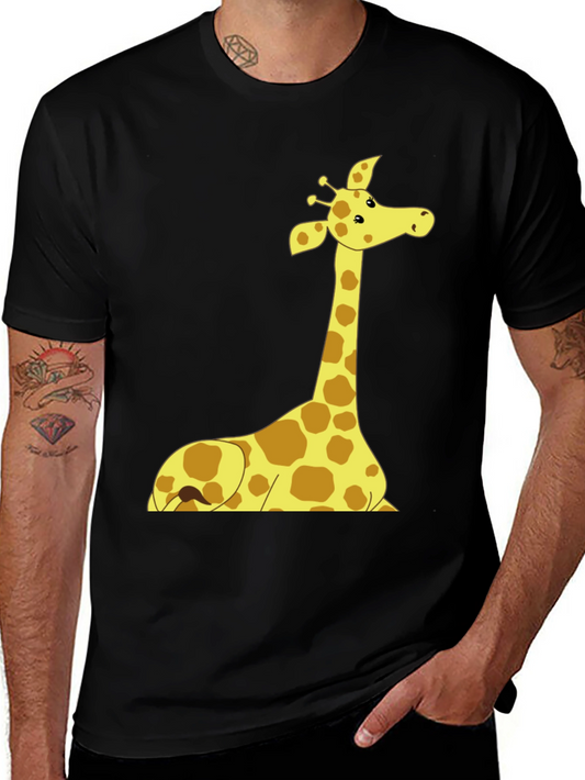 Giraffe Graphic Tee - Fun Animal T-Shirt