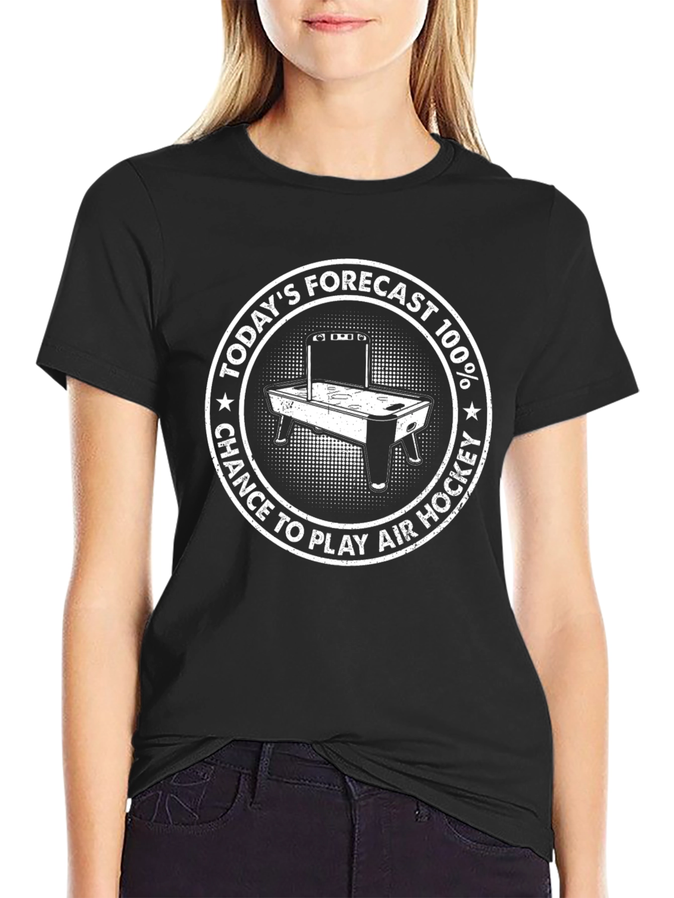 Air Hockey Forecast Graphic Tee