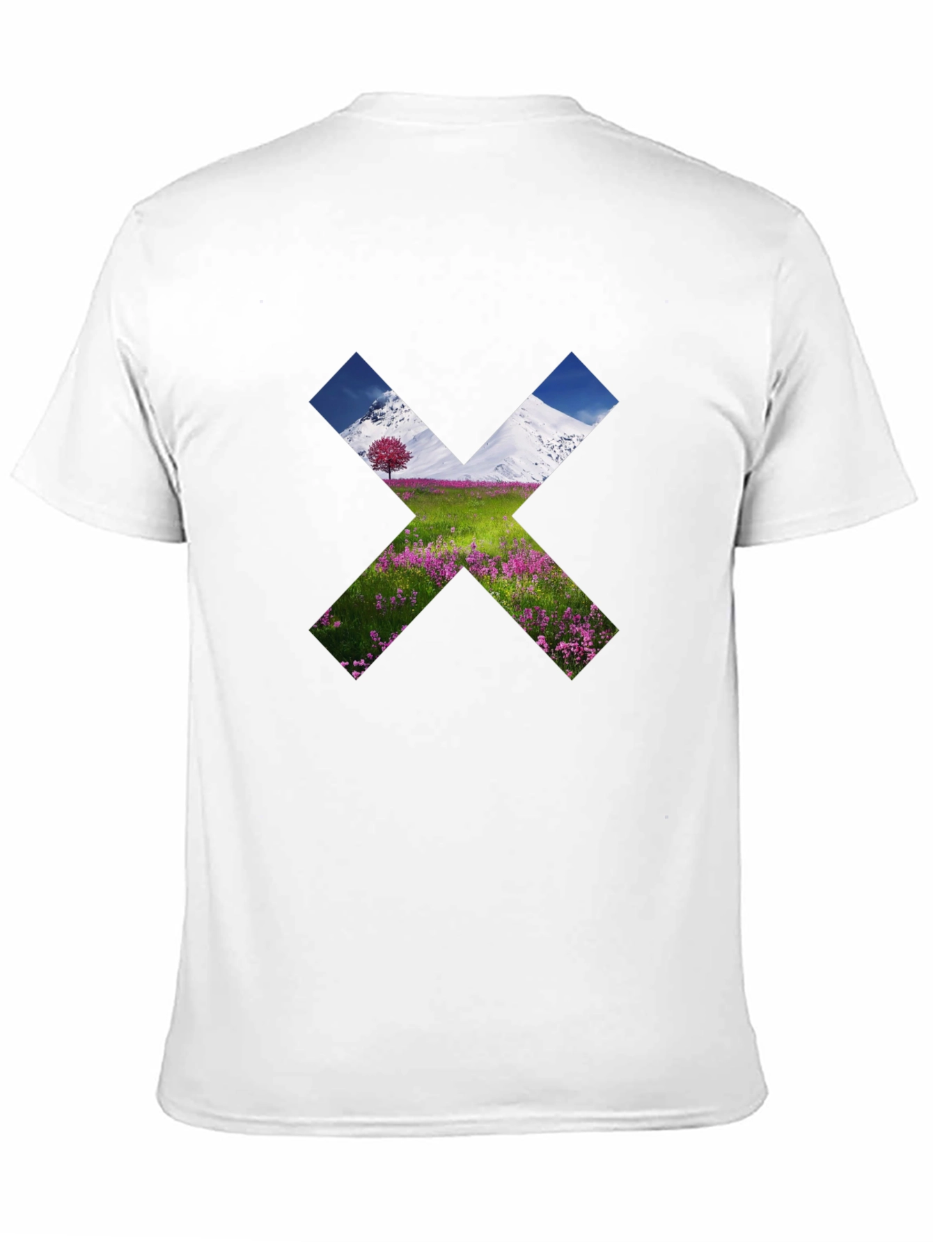 Nature X Graphic T-Shirt - Black