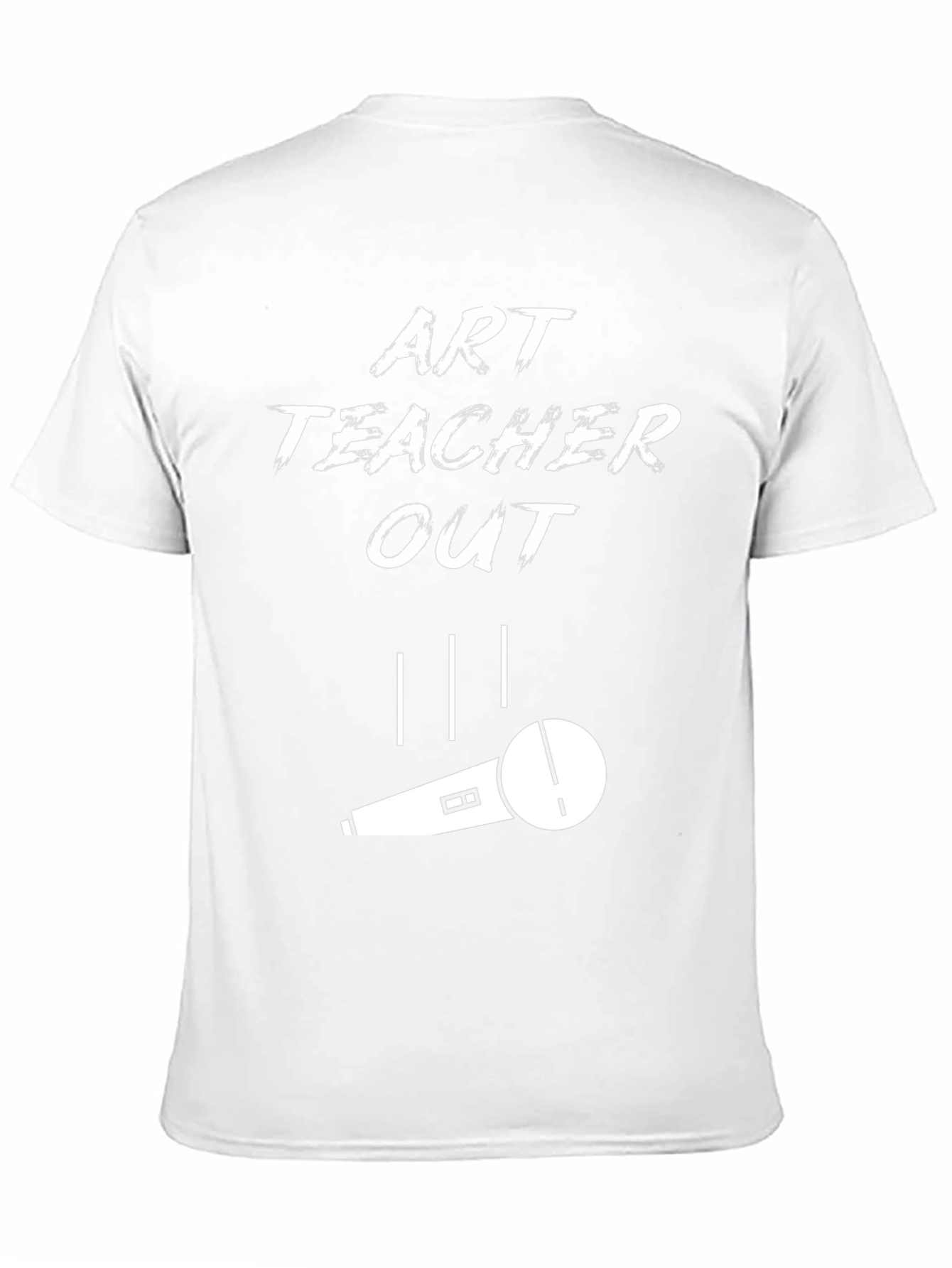 Art Teacher Out Mic Drop Tee