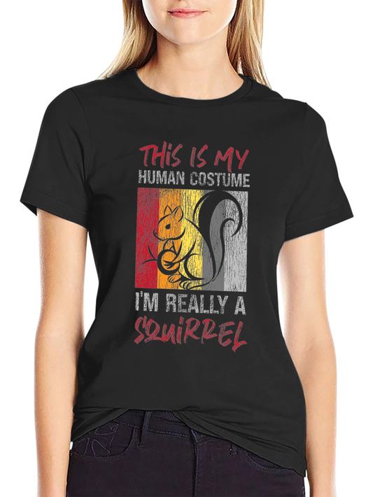 Human Costume Squirrel T-Shirt