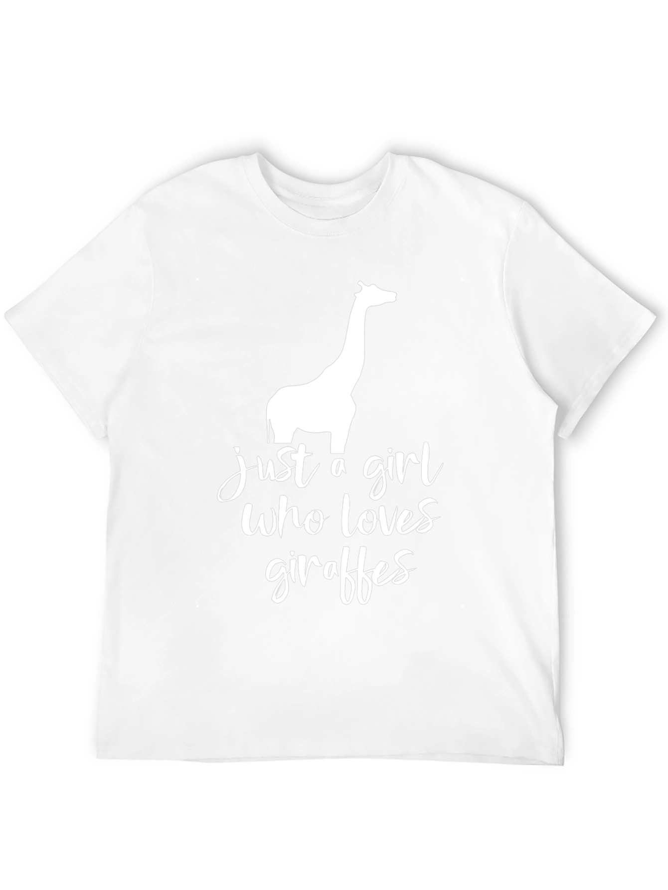Giraffe Lover Graphic Tee - Unisex Black T-Shirt