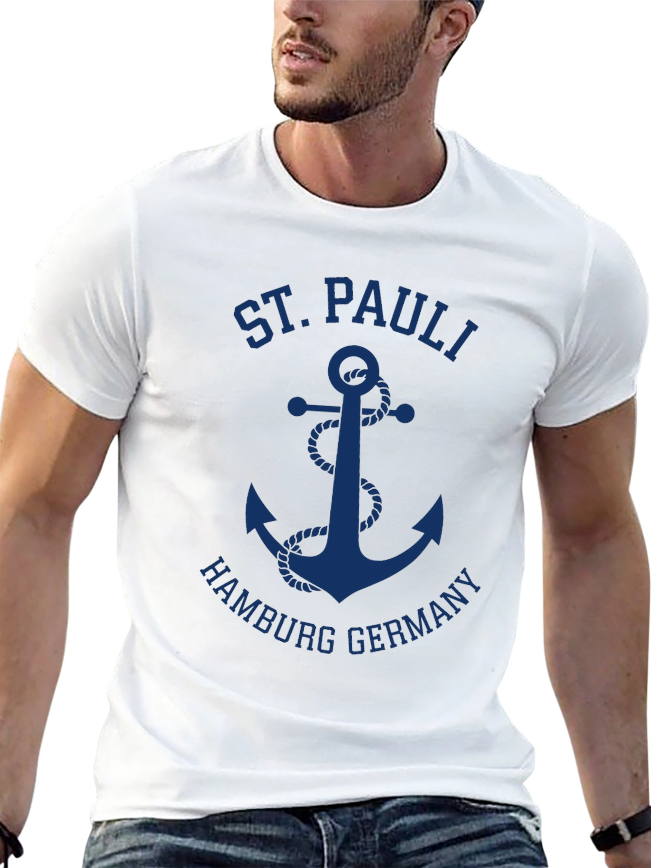 St. Pauli Anchor Graphic Black T-Shirt