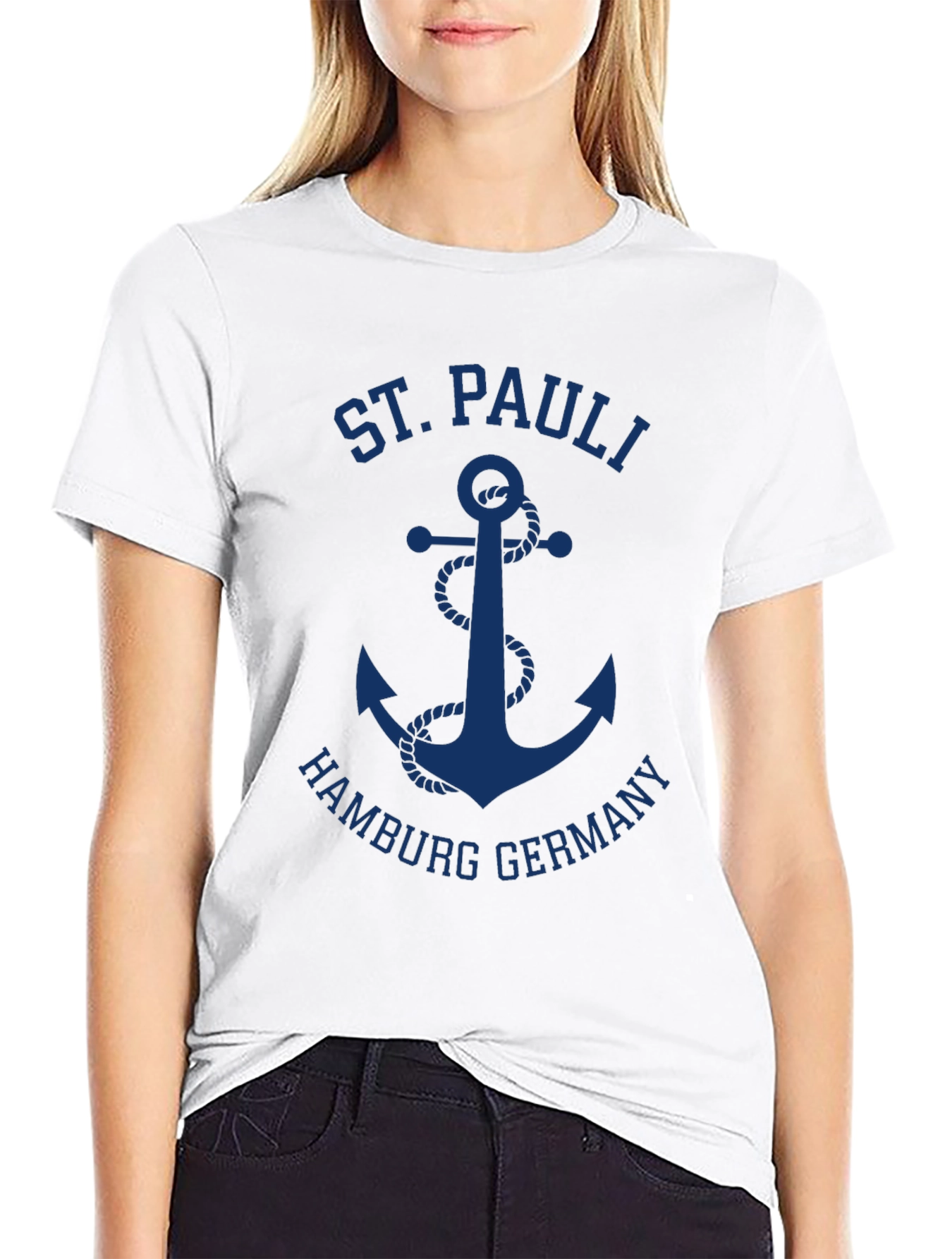 St. Pauli Anchor Graphic Black T-Shirt