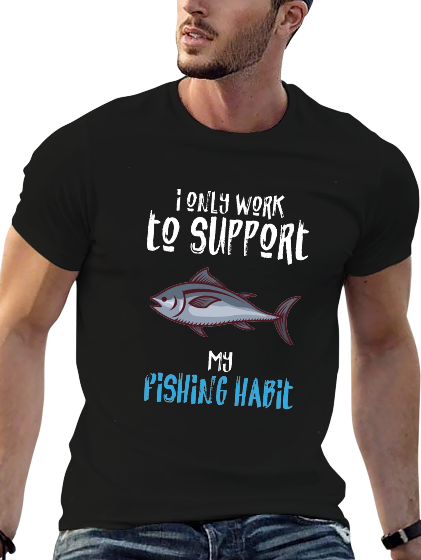 Fishing Habit T-Shirt - Unique Angler Tee