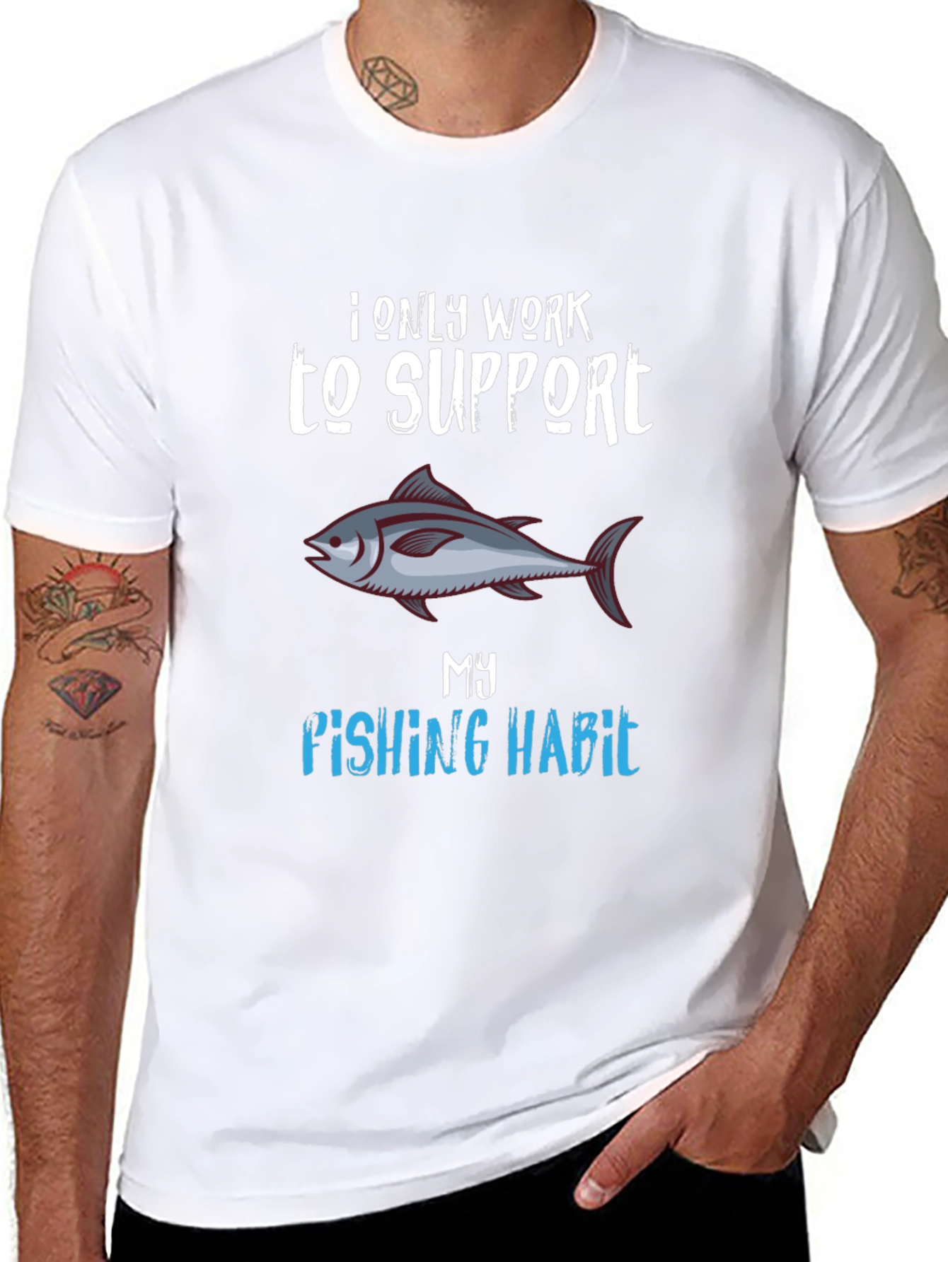 Fishing Habit T-Shirt - Unique Angler Tee