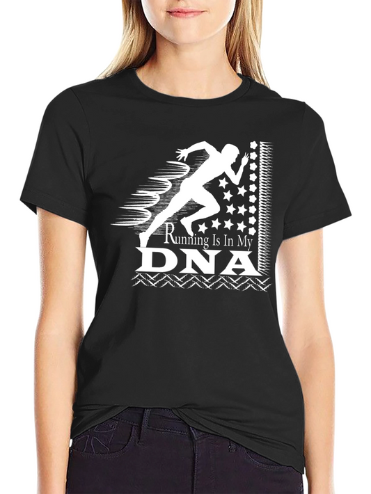 Running Is In My DNA T-Shirt - Athlete Graphic Tee