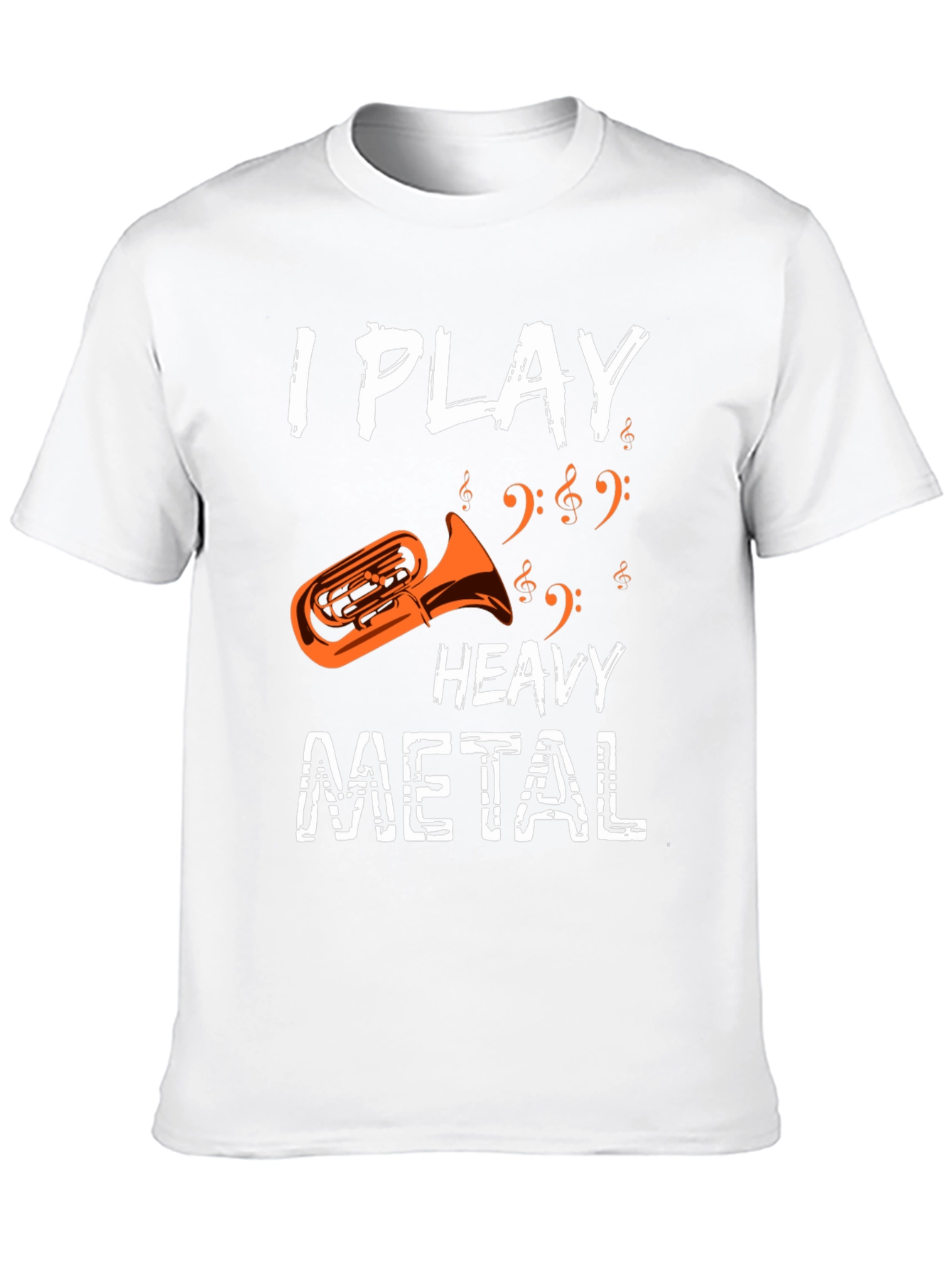 I Play Heavy Metal Tuba Funny Music Shirt