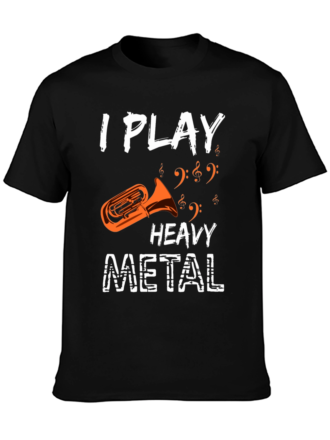 I Play Heavy Metal Tuba Funny Music Shirt