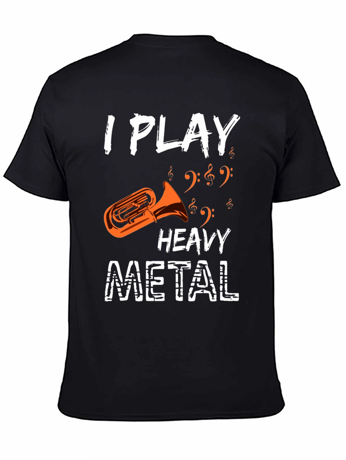 I Play Heavy Metal Tuba Funny Music Shirt