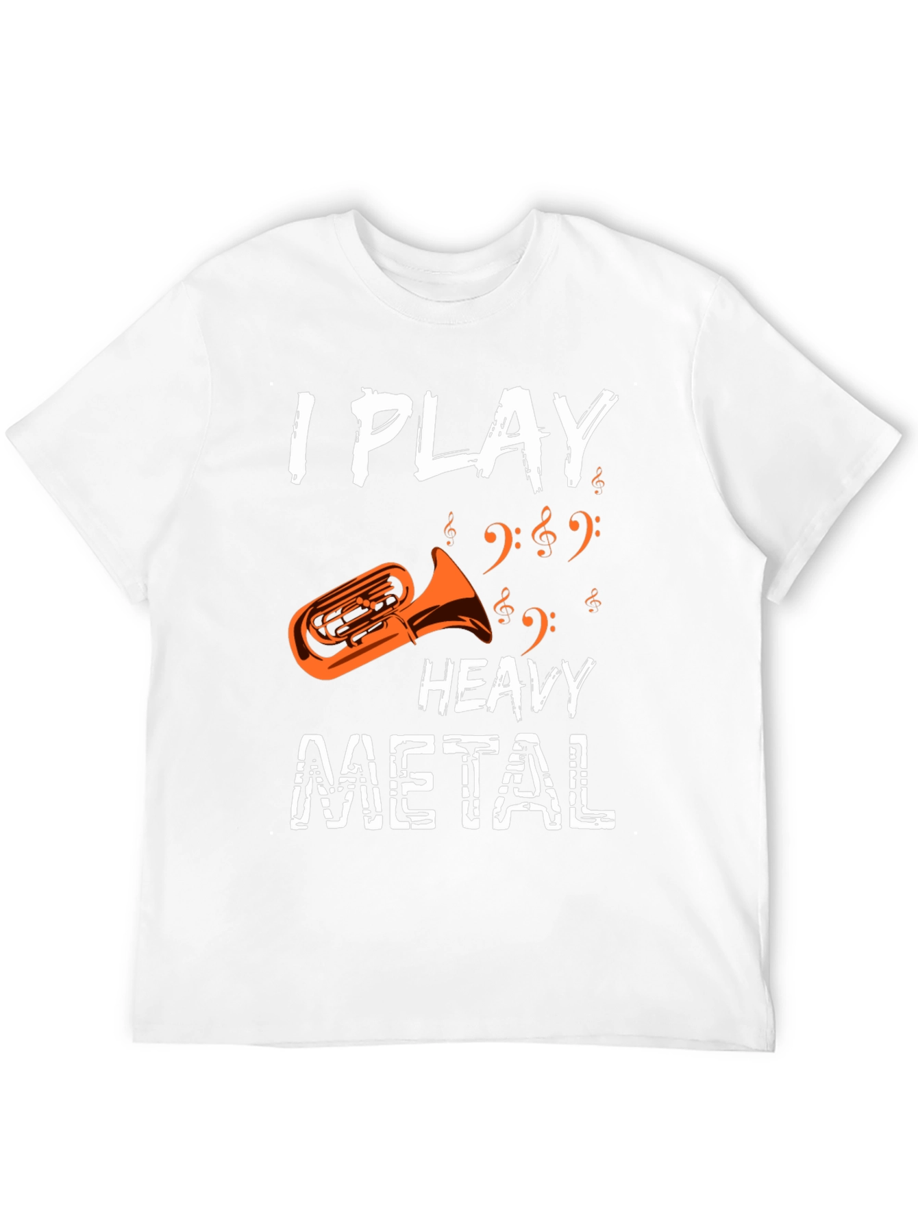 I Play Heavy Metal Tuba Funny Music Shirt