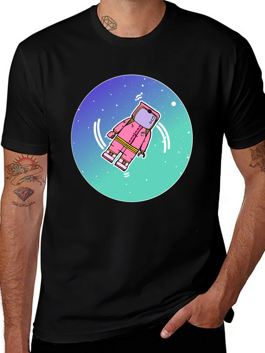 Astronaut LEGO T-Shirt - Cosmic Pink Spaceman Tee