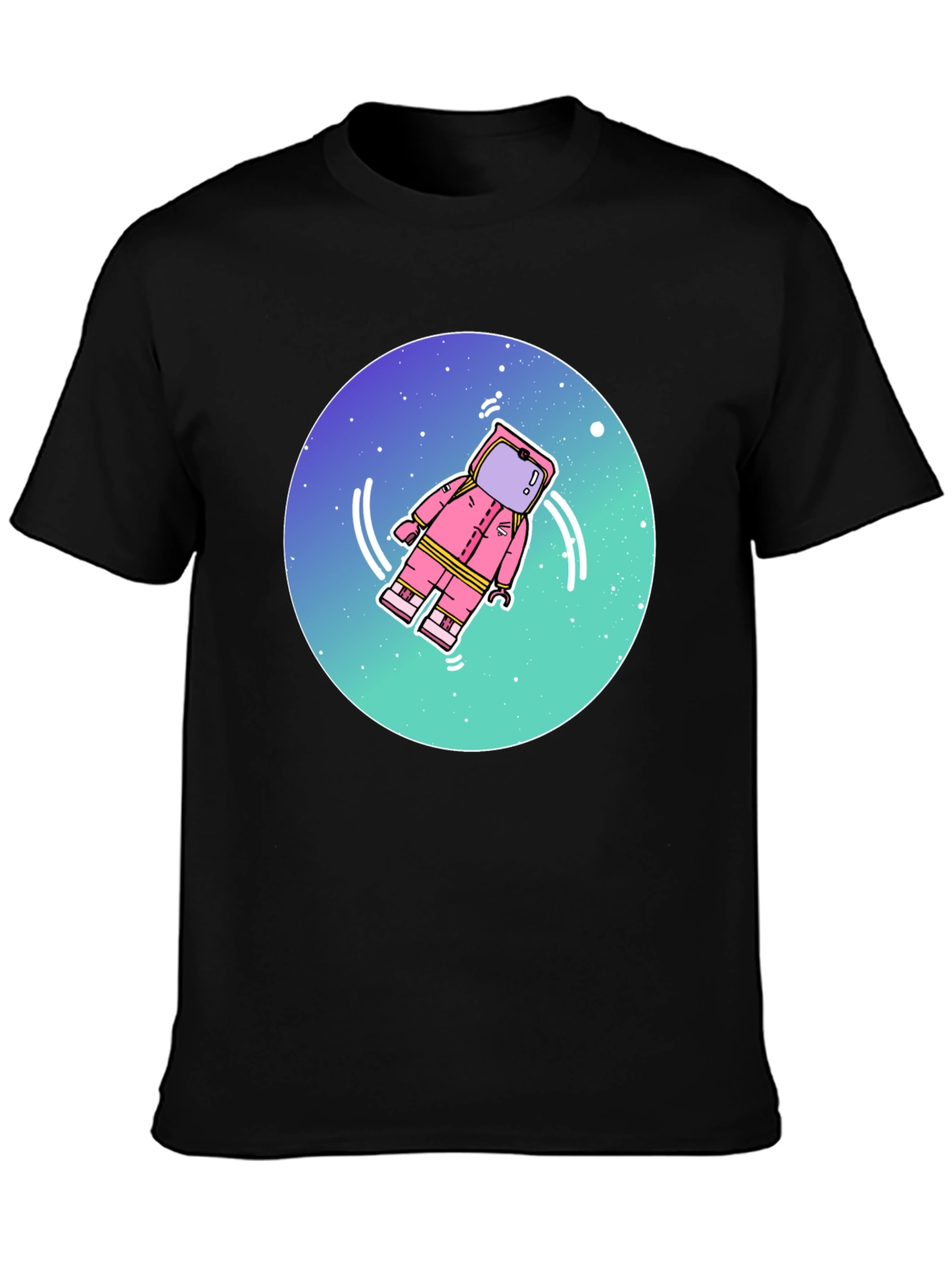 Astronaut LEGO T-Shirt - Cosmic Pink Spaceman Tee