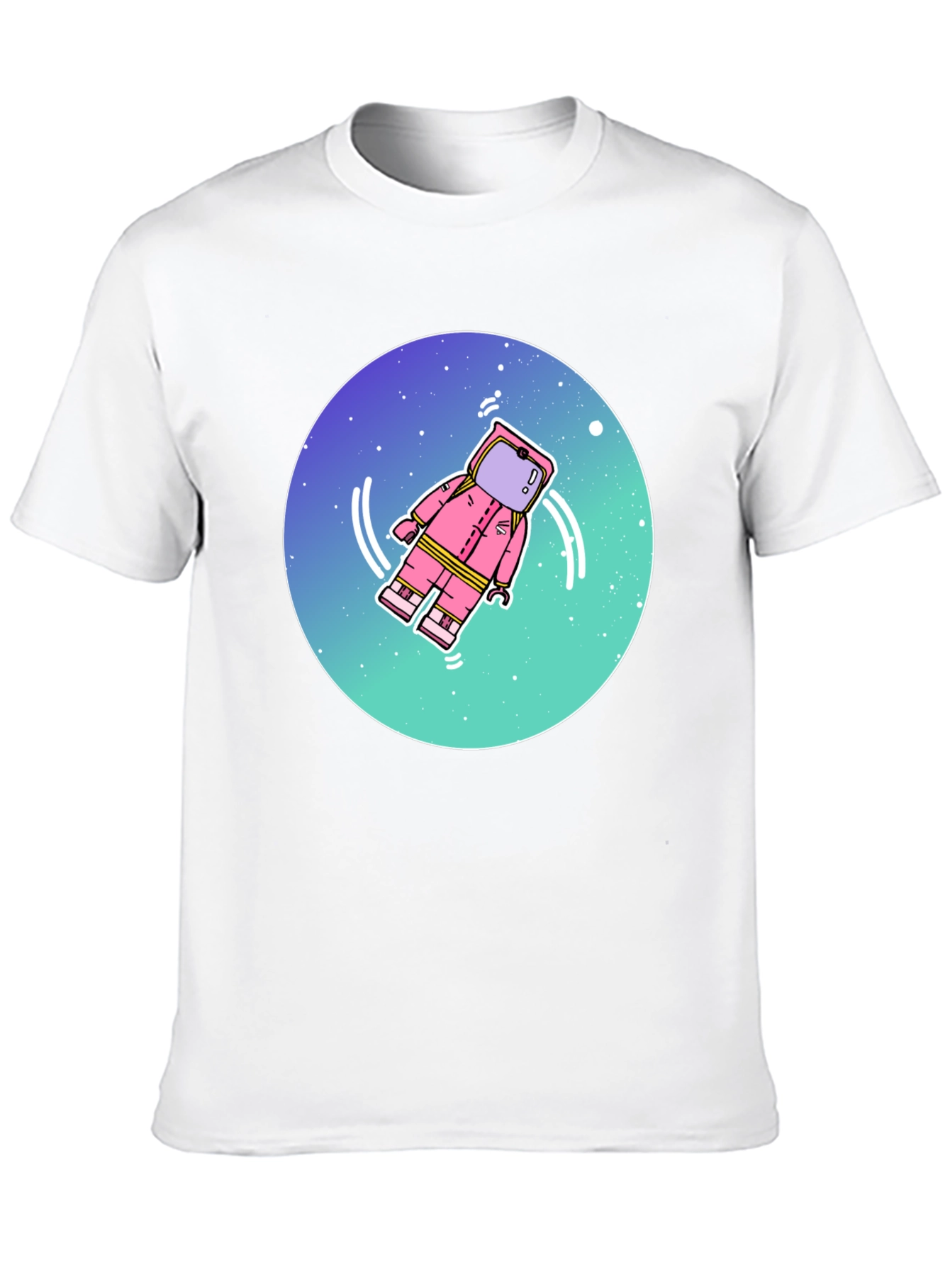 Astronaut LEGO T-Shirt - Cosmic Pink Spaceman Tee
