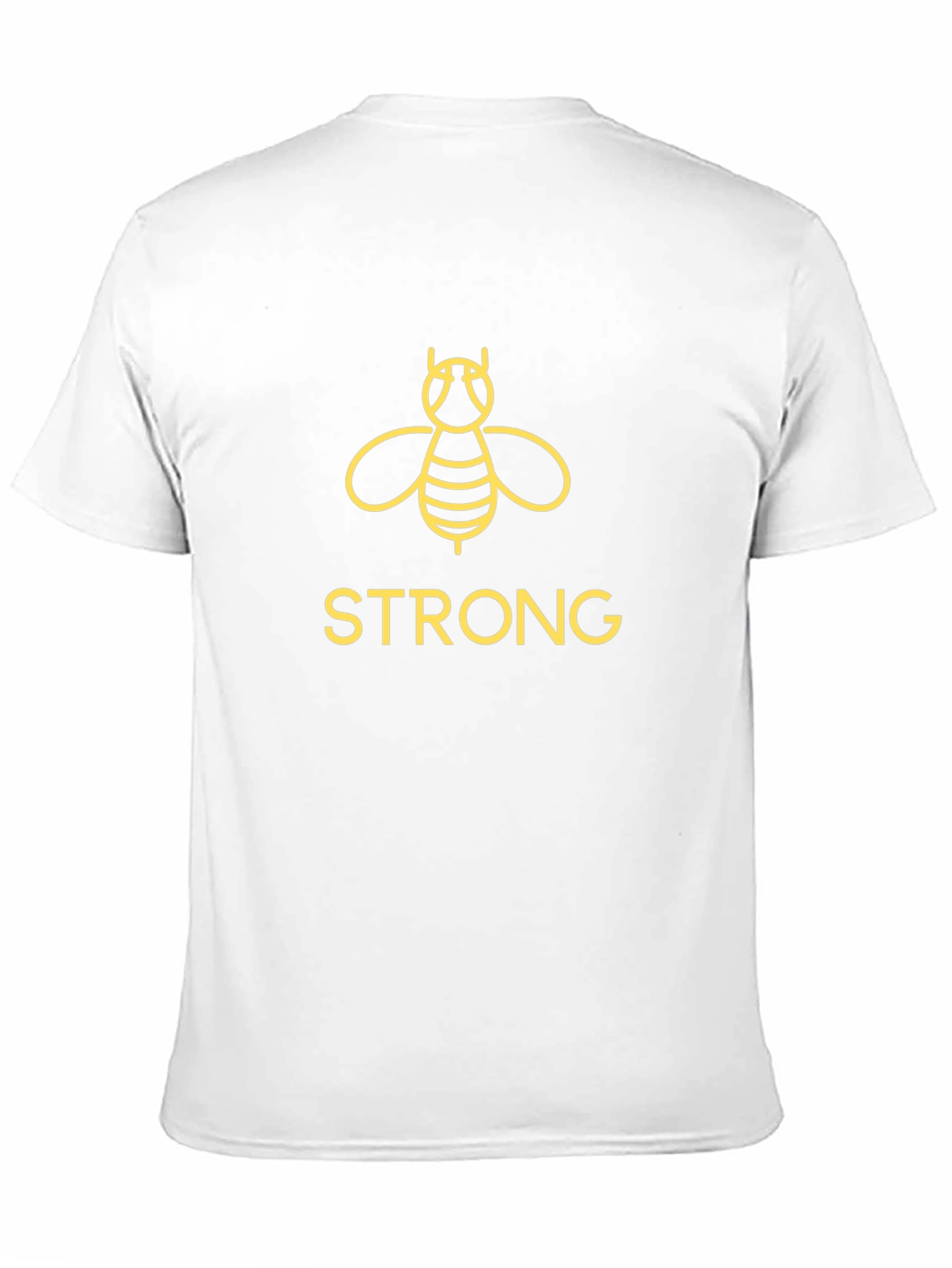Bee Strong Graphic T-Shirt - Black Casual Tee