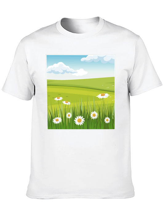 Meadow Scene Graphic Tee