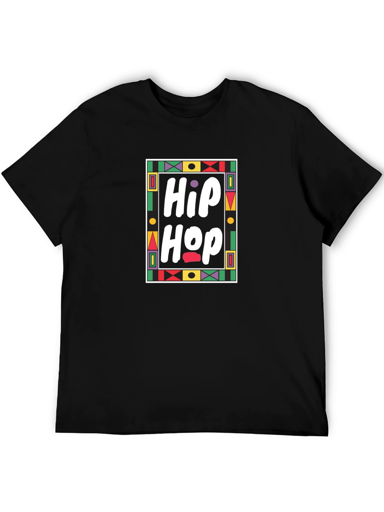 Hip Hop T-Shirt: Retro Style in Black