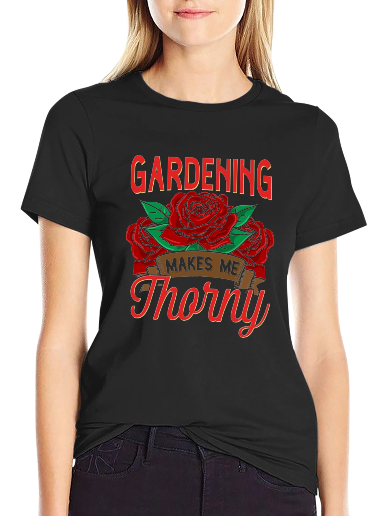 Gardening Makes Me Thorny Graphic Tee