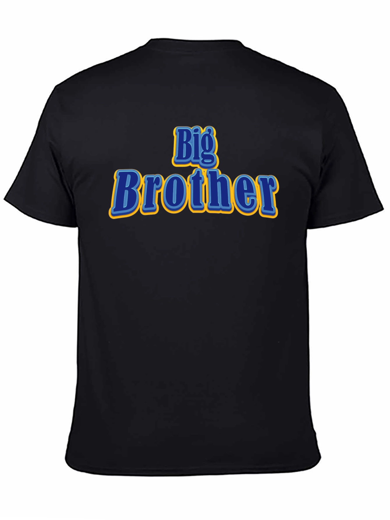 Big Brother Graphic T-Shirt - Black Cotton Tee