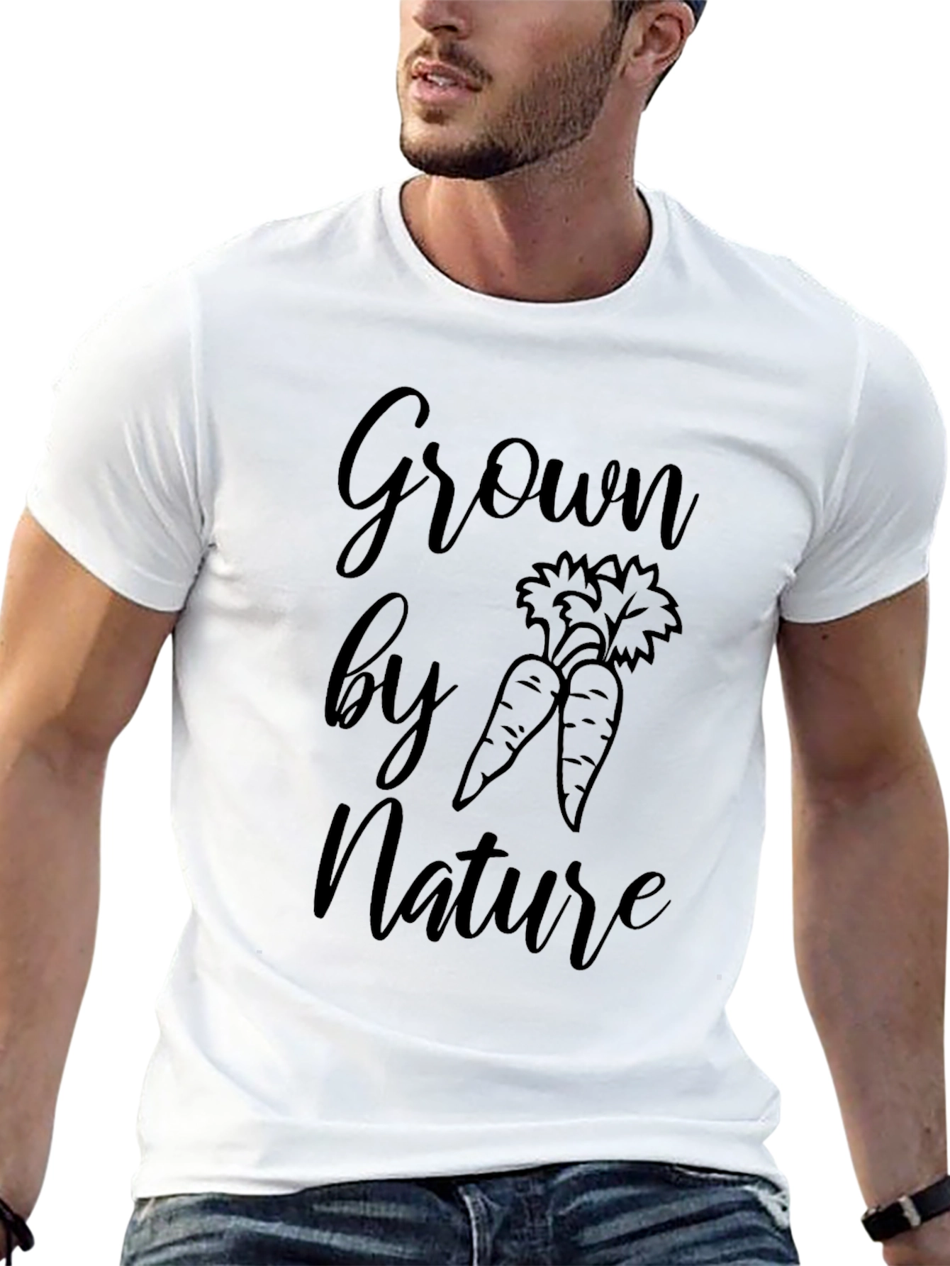Grown by Nature Black T-Shirt