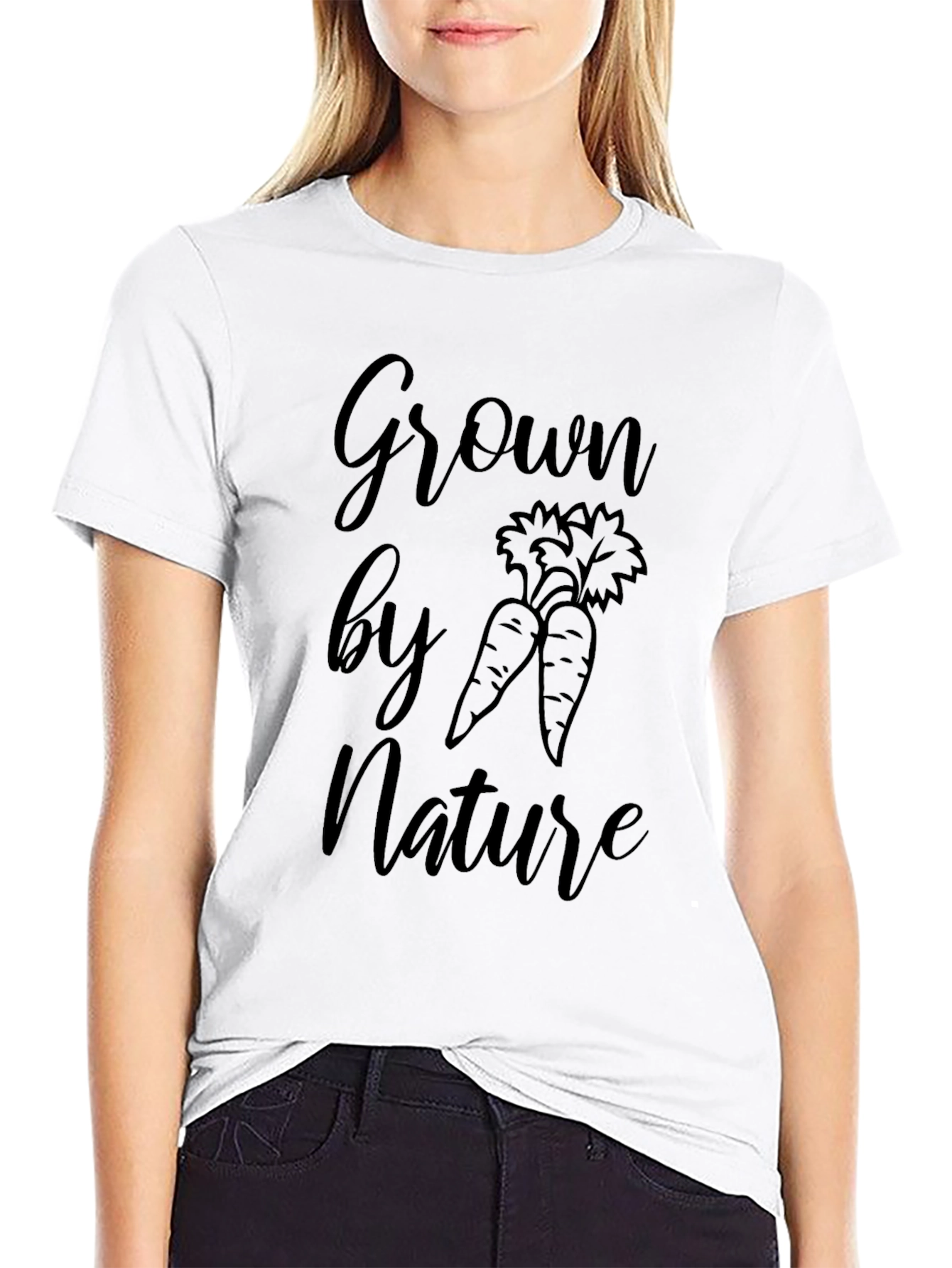 Grown by Nature Black T-Shirt