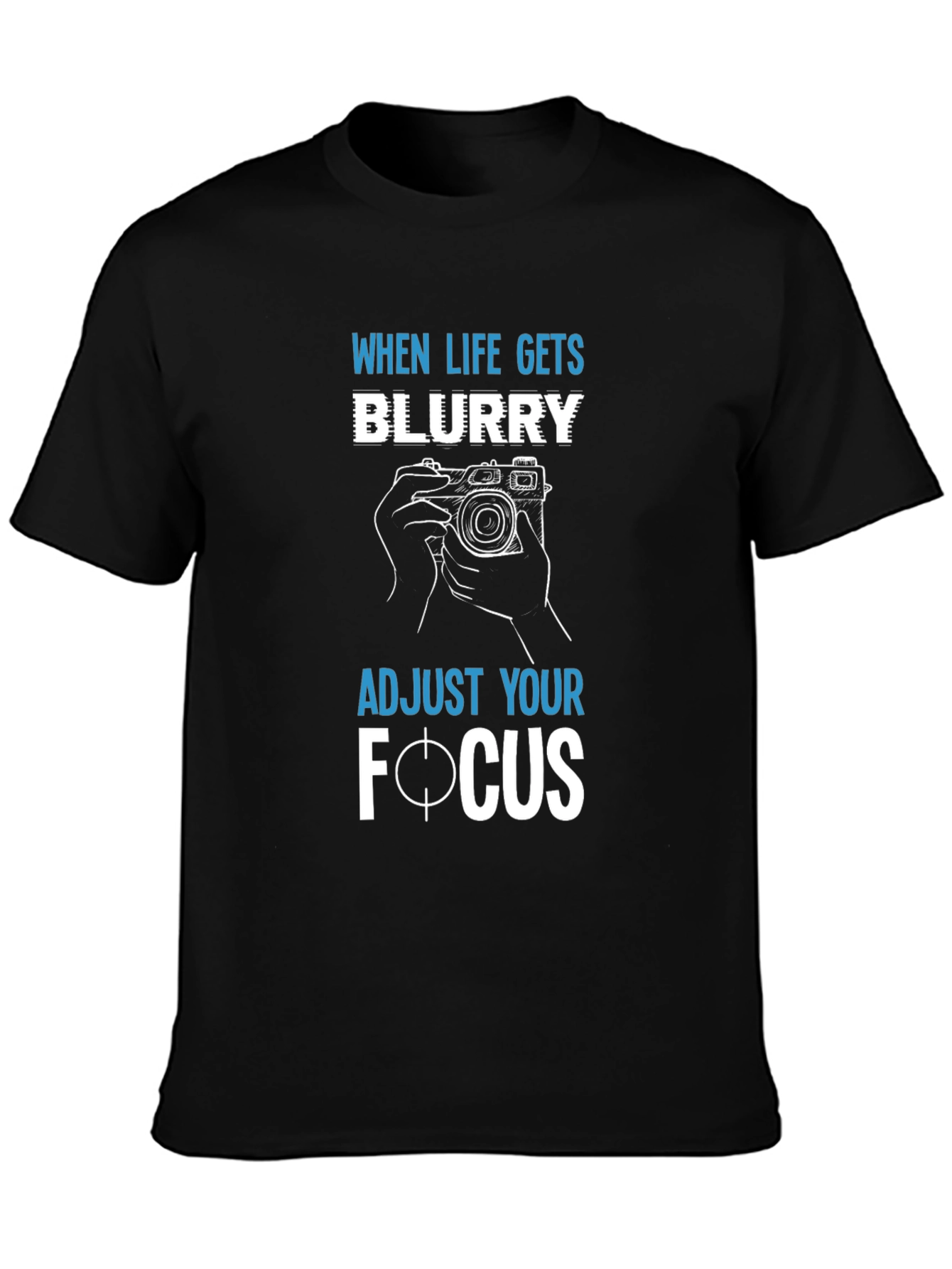 Blurry Life Focus T-Shirt - Camera Design