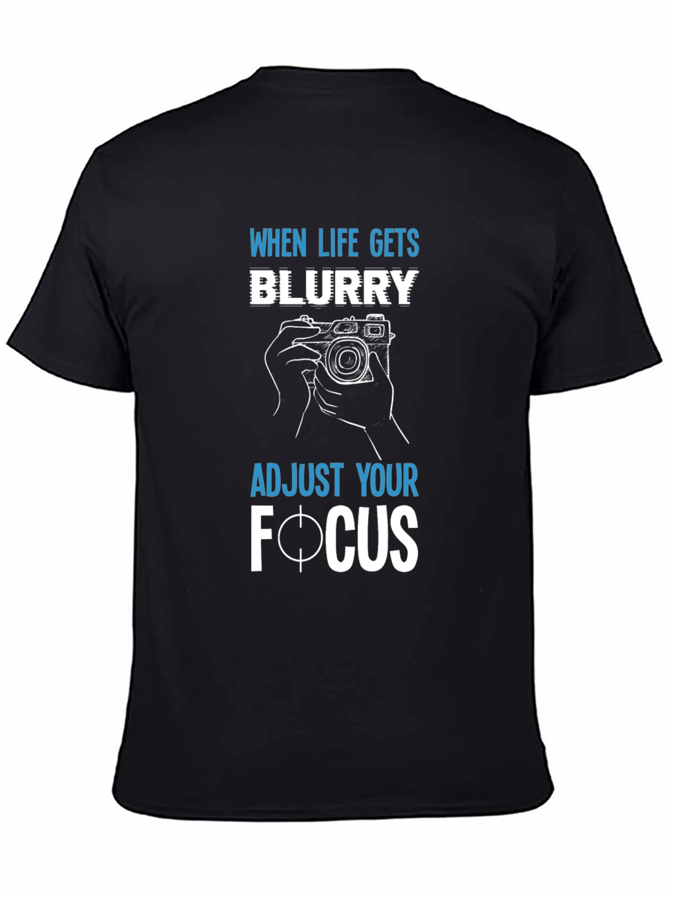 Blurry Life Focus T-Shirt - Camera Design