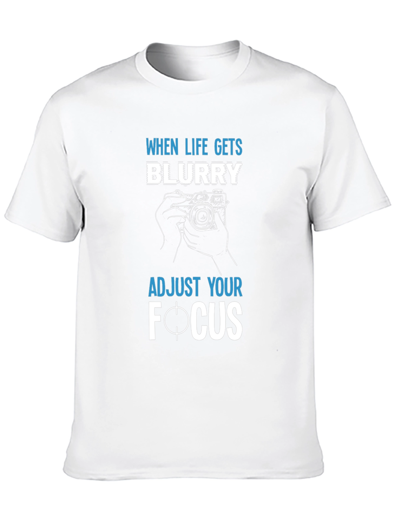 Blurry Life Focus T-Shirt - Camera Design