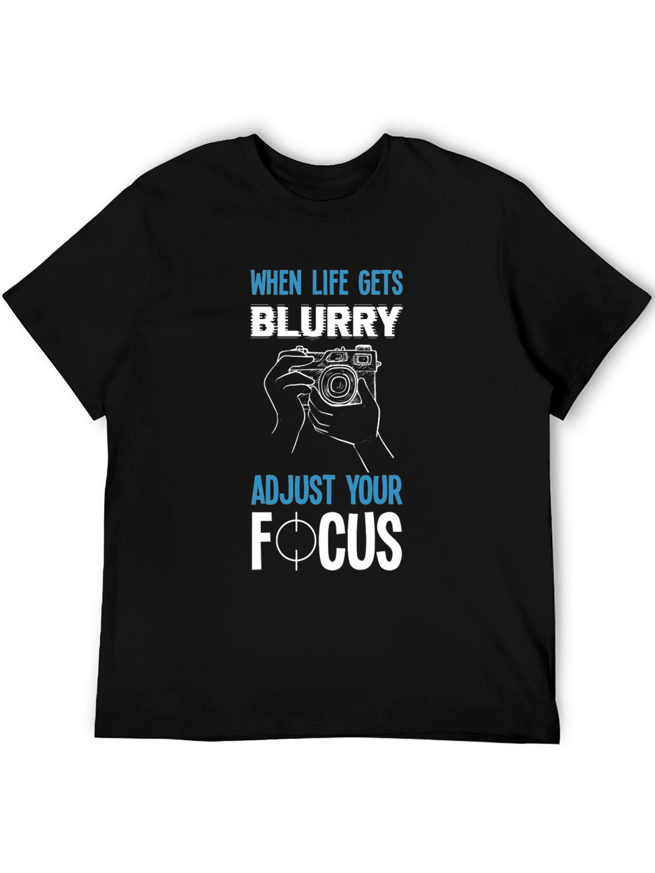 Blurry Life Focus T-Shirt - Camera Design