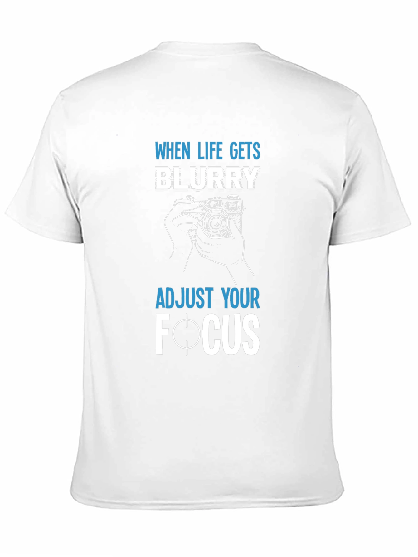 Blurry Life Focus T-Shirt - Camera Design