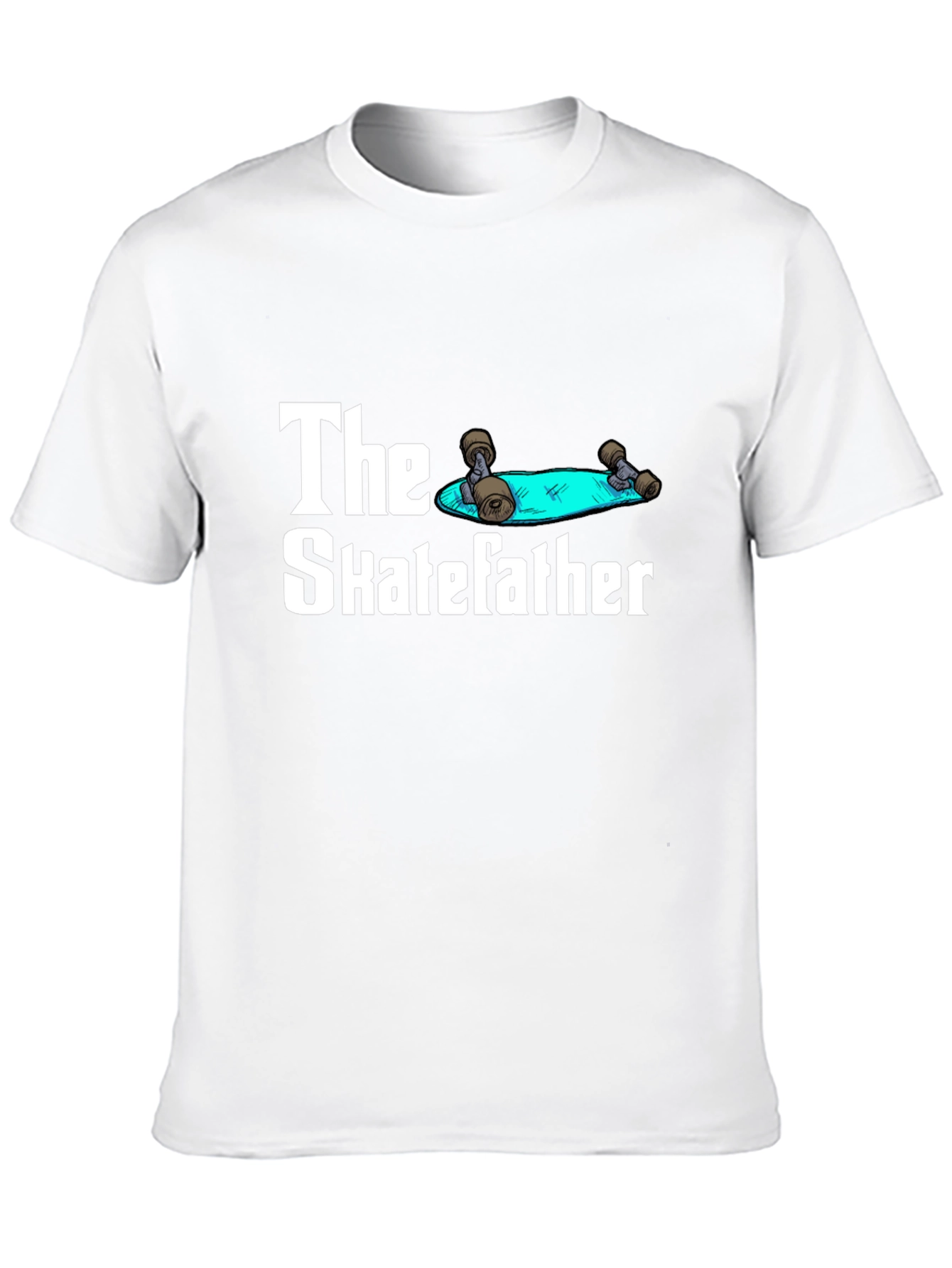 The Skatefather T-Shirt - Funny Skateboarder Dad Tee