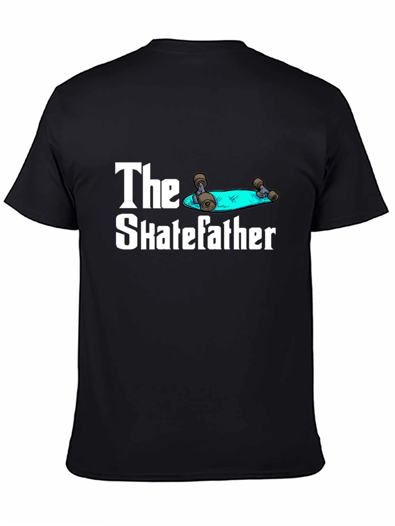 The Skatefather T-Shirt - Funny Skateboarder Dad Tee