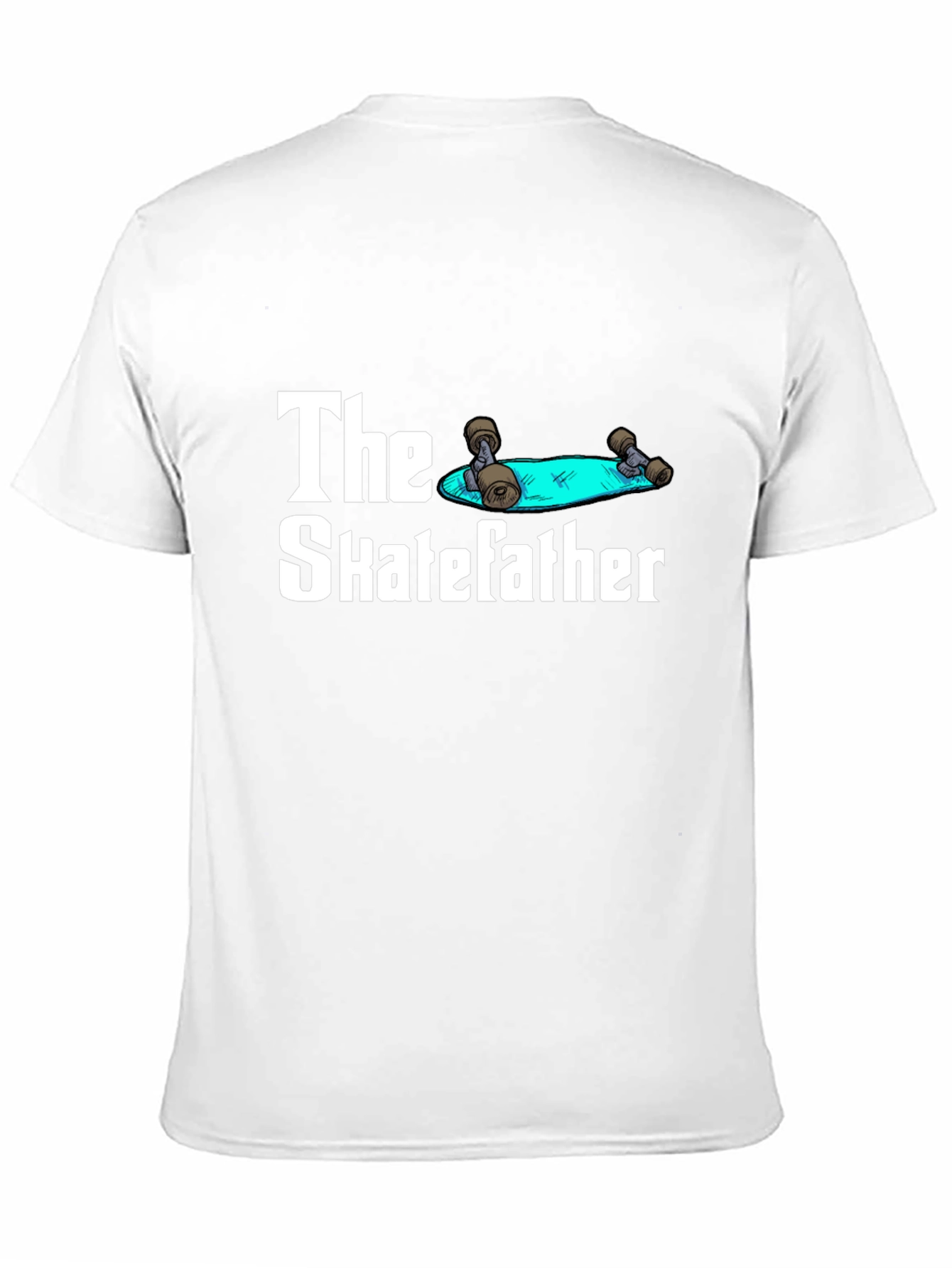 The Skatefather T-Shirt - Funny Skateboarder Dad Tee