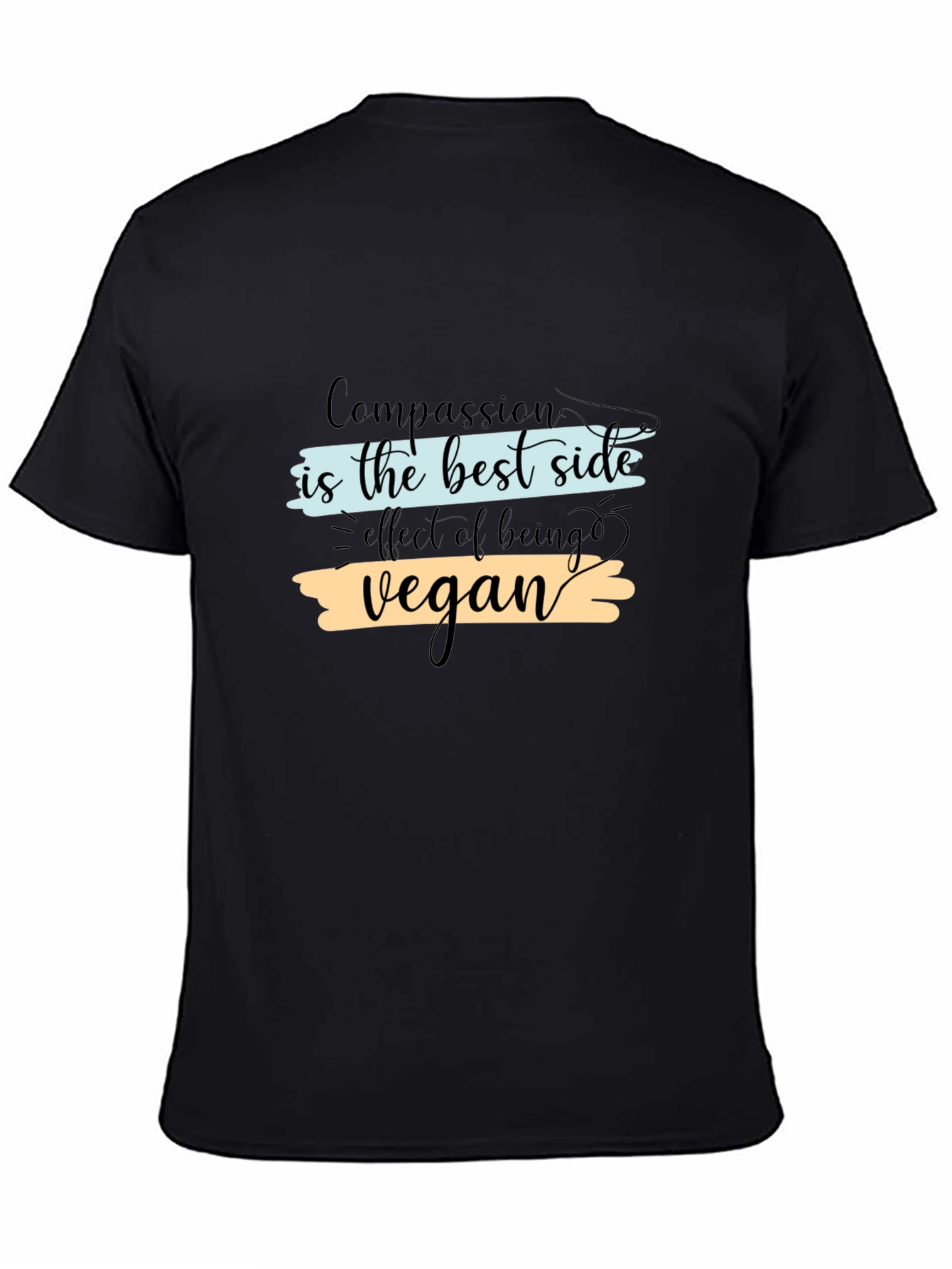 Vegan Compassion Black T-Shirt